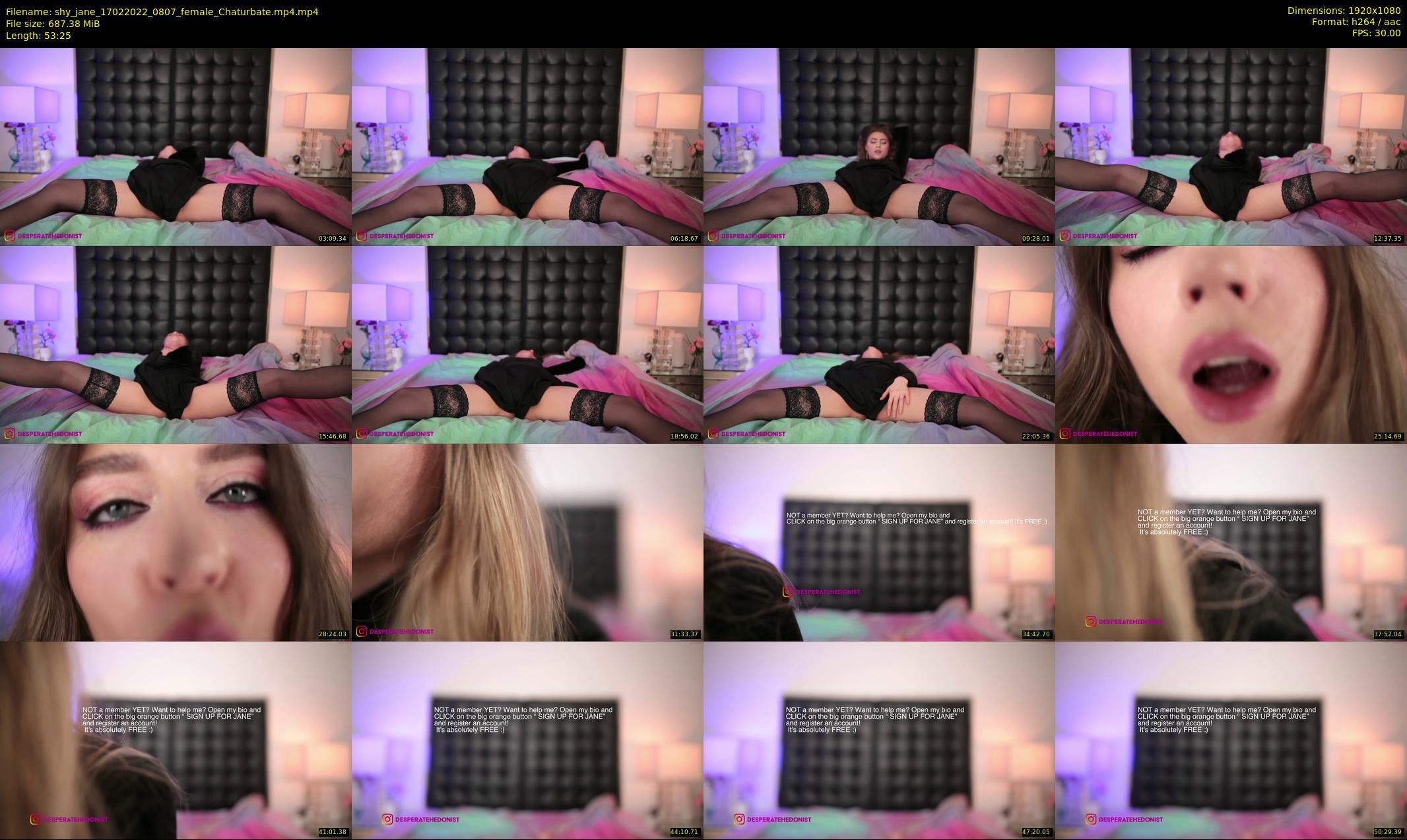 shy_jane — 54 minute Chaturbate female cam show recording, 1080p, Feb 17, 2022