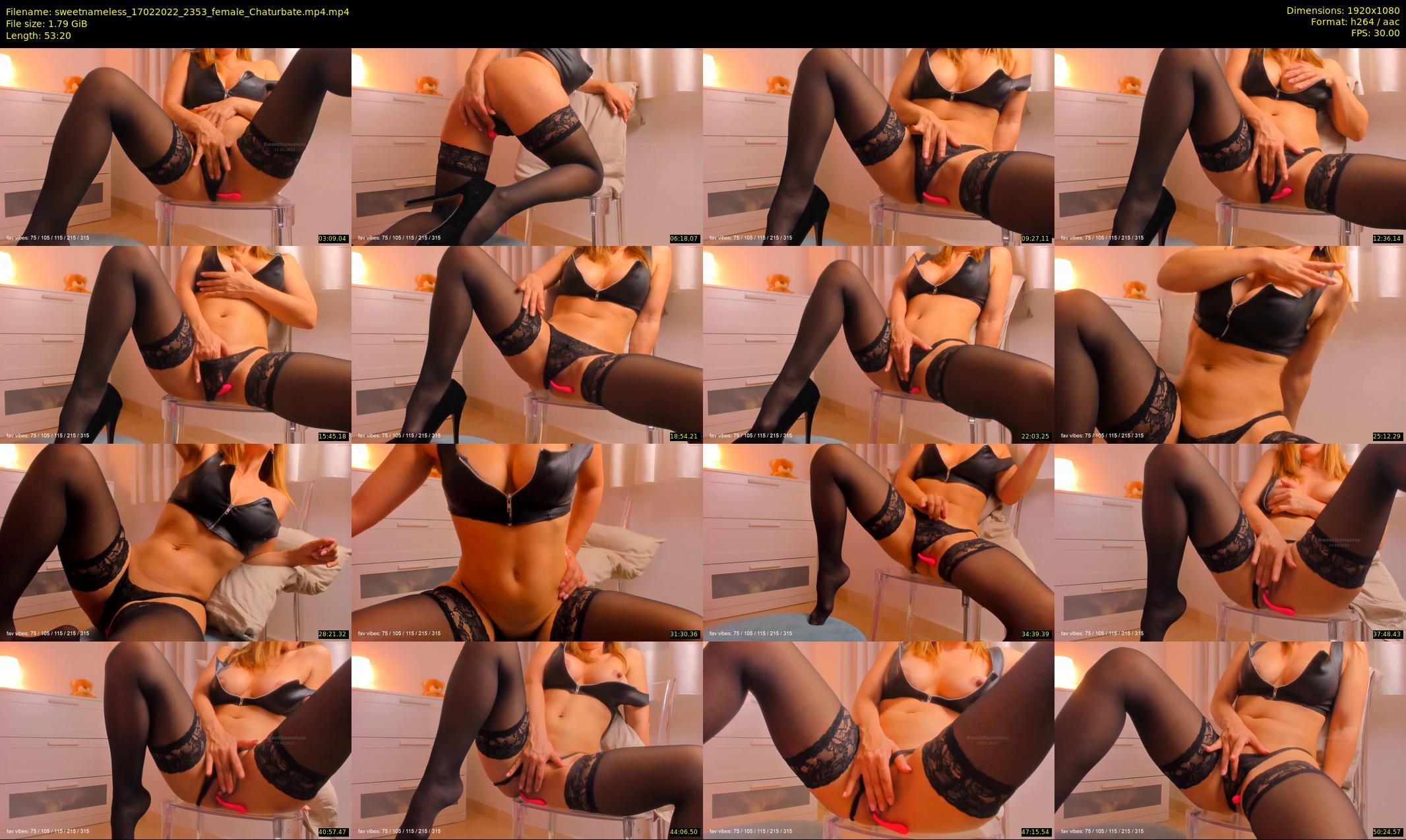 sweetnameless — 54 minute Chaturbate couple cam show recording, 1080p, Feb 17, 2022