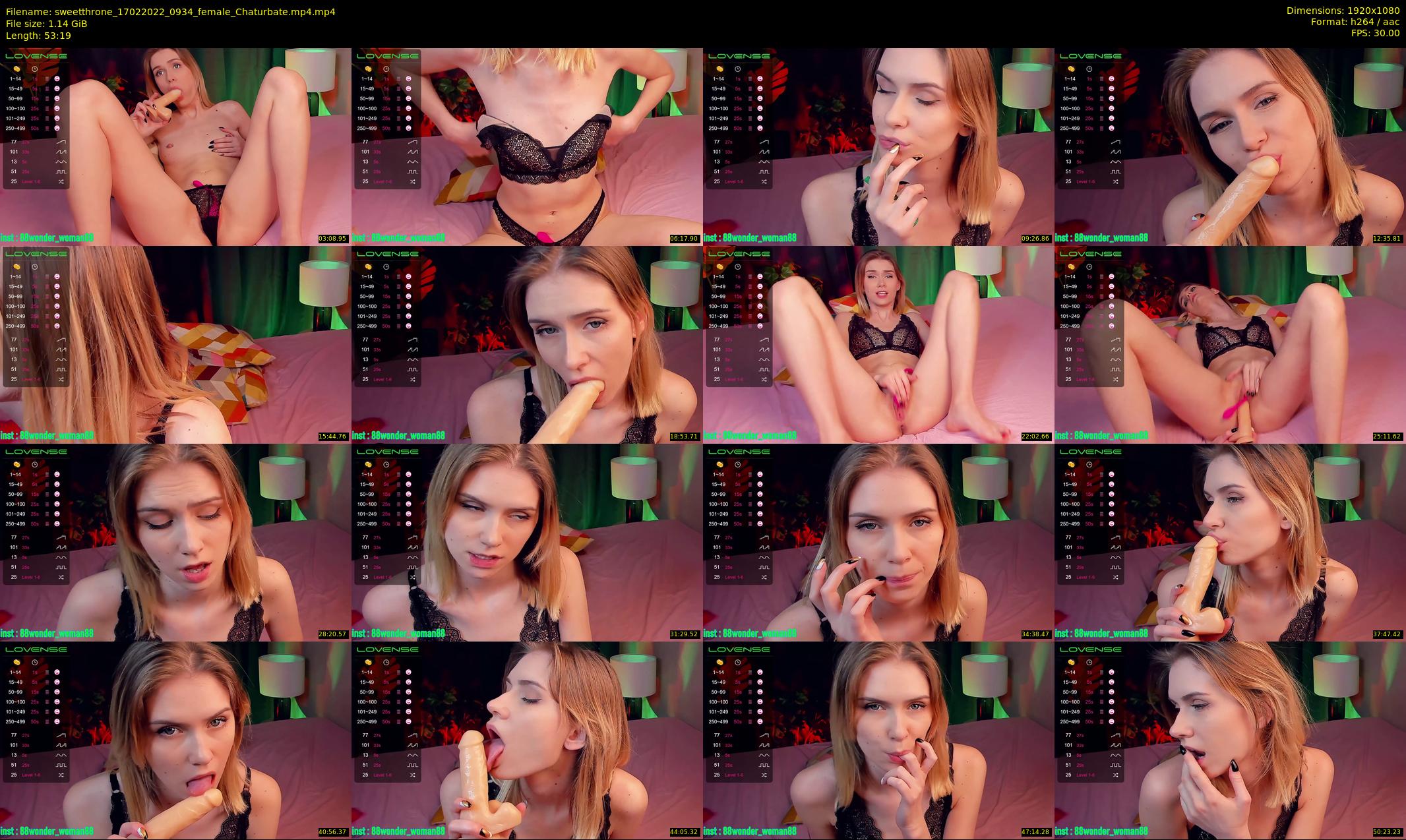 sweetthrone — 54 minute Chaturbate couple cam show recording, 1080p, Feb 17, 2022