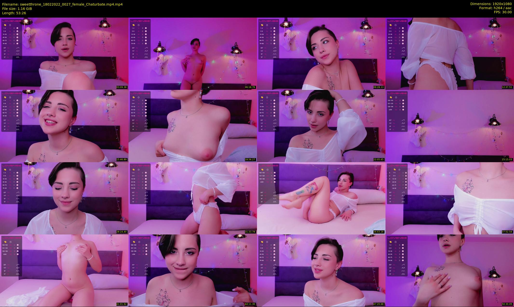 sweetthrone — 54 minute Chaturbate couple cam show recording, 1080p, Feb 18, 2022