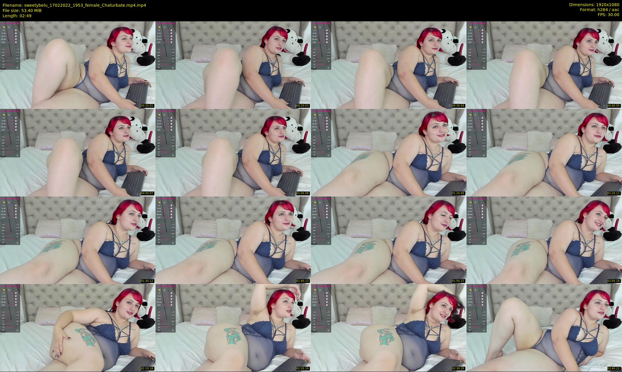sweetybelu — 3 minute Chaturbate female cam show recording, 1080p, Feb 17, 2022