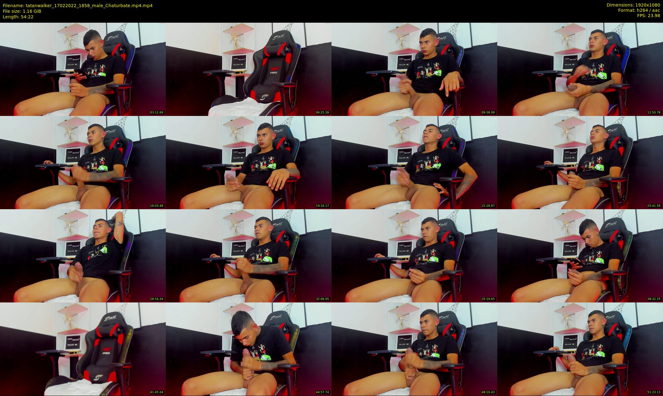 tatanwalker — 55 minute Chaturbate male cam show recording, 1080p, Feb 17, 2022