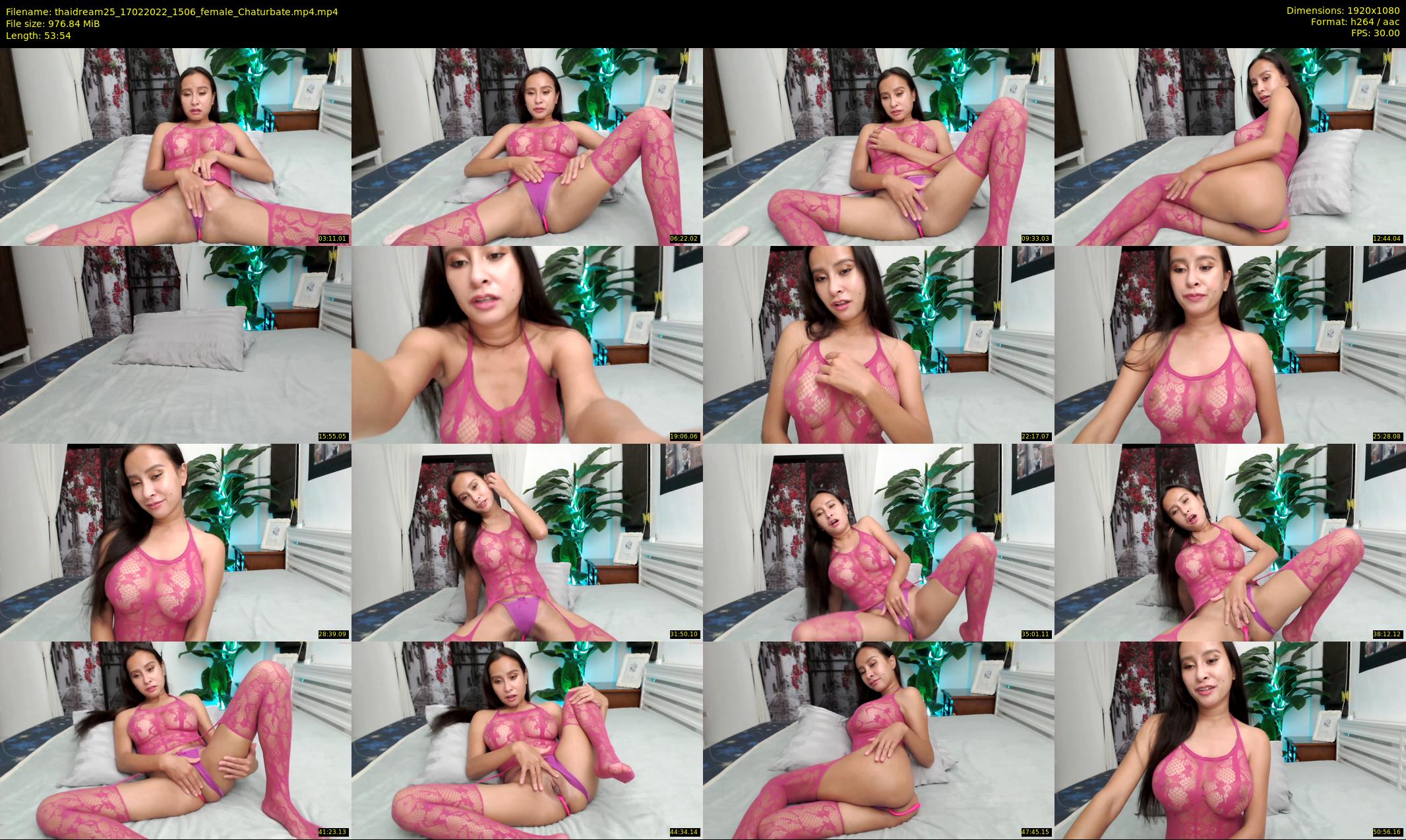 thaidream25 — 54 minute Chaturbate female cam show recording, 1080p, Feb 17, 2022