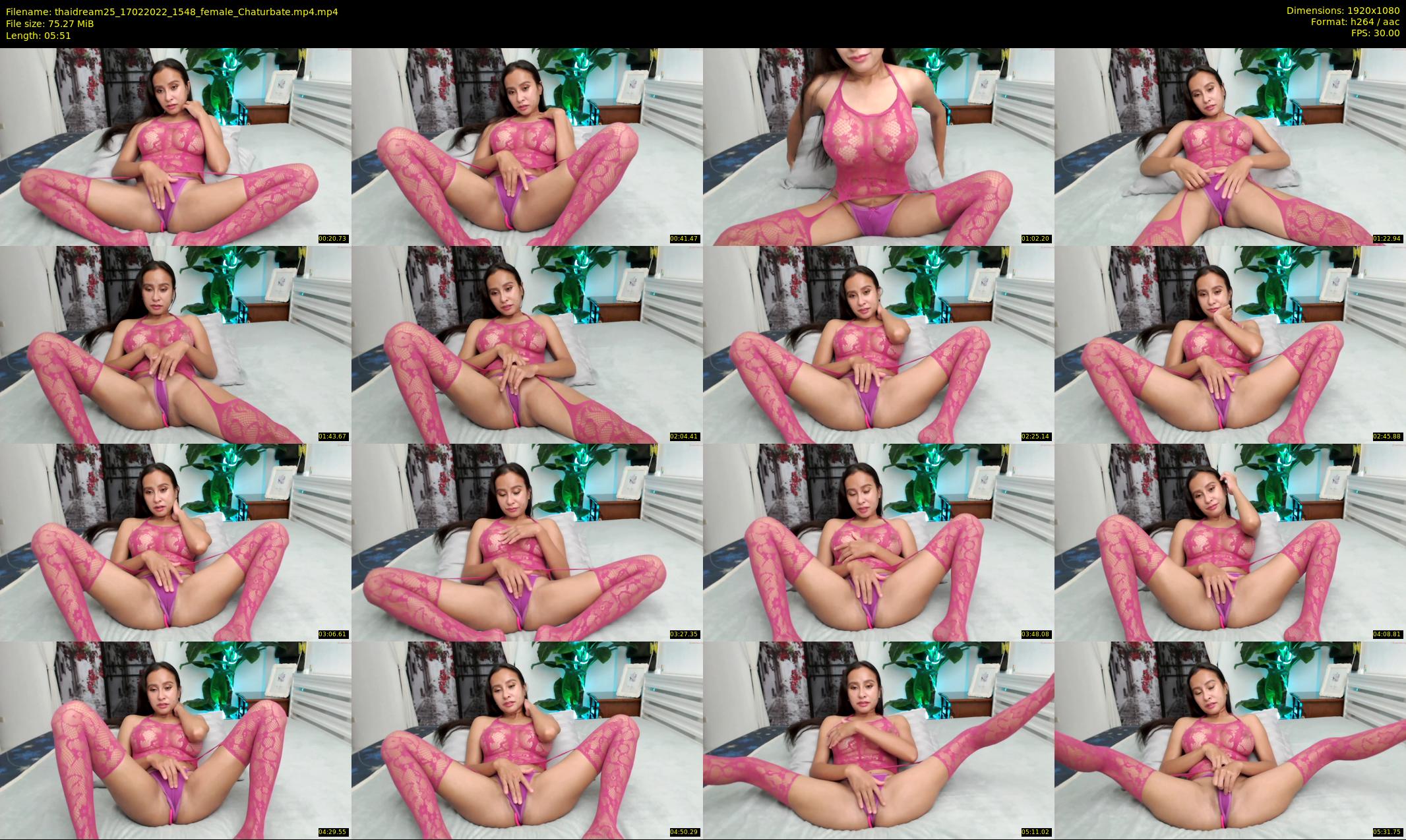 thaidream25 — 6 minute Chaturbate female cam show recording, 1080p, Feb 17, 2022
