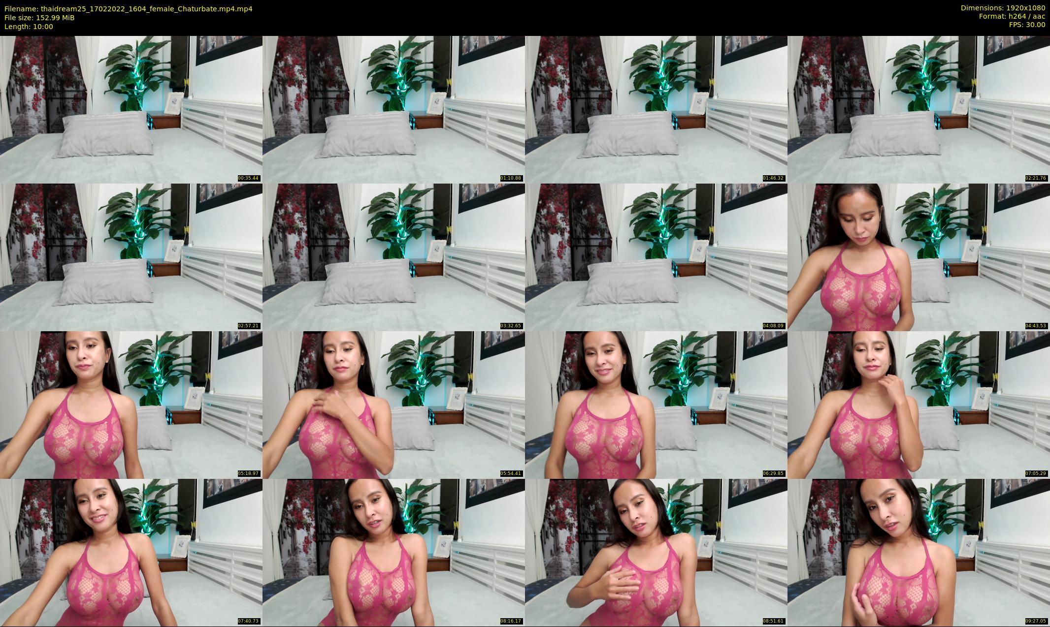 thaidream25 — 10 minute Chaturbate female cam show recording, 1080p, Feb 17, 2022