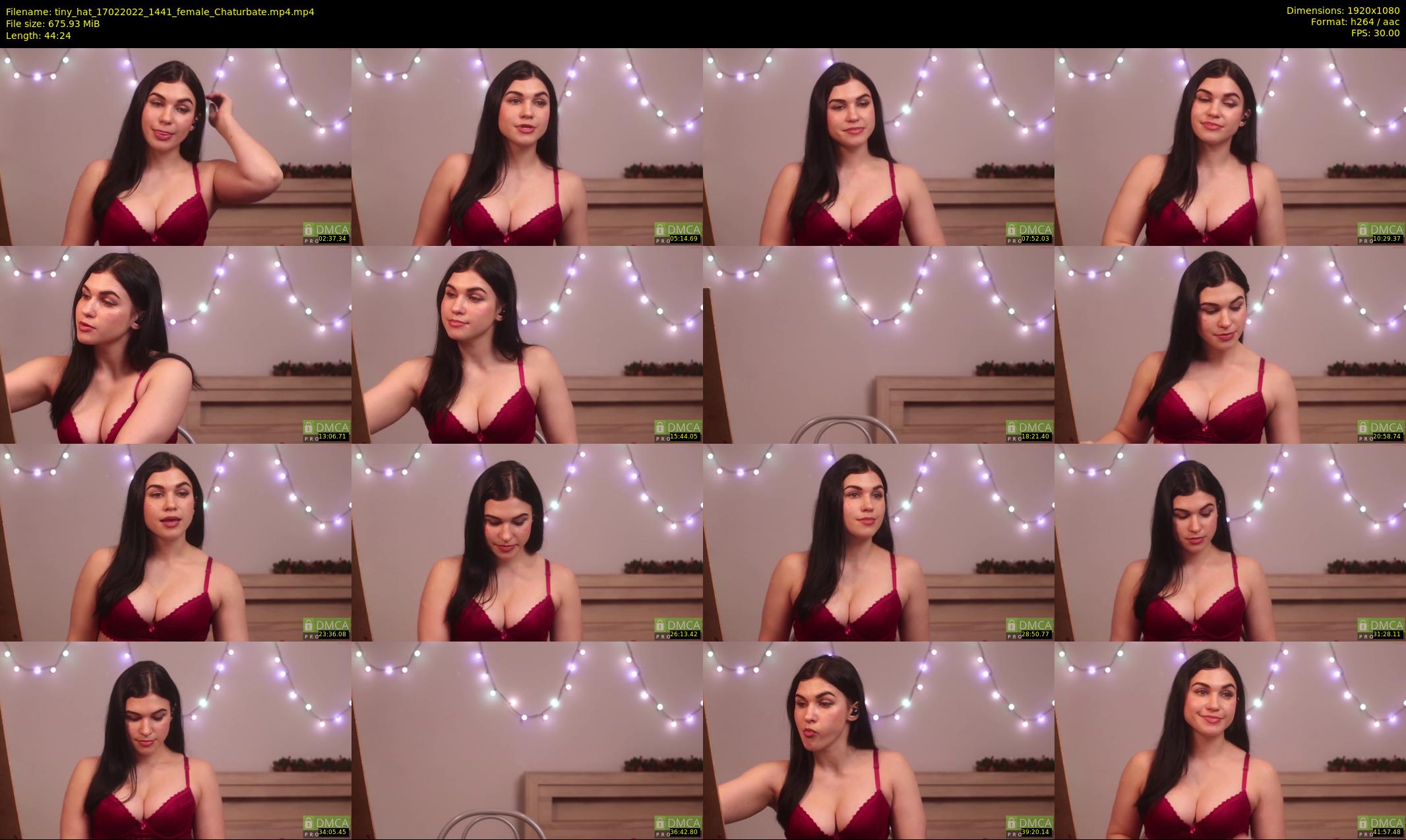 tiny_hat — 45 minute Chaturbate female cam show recording, 1080p, Feb 17, 2022