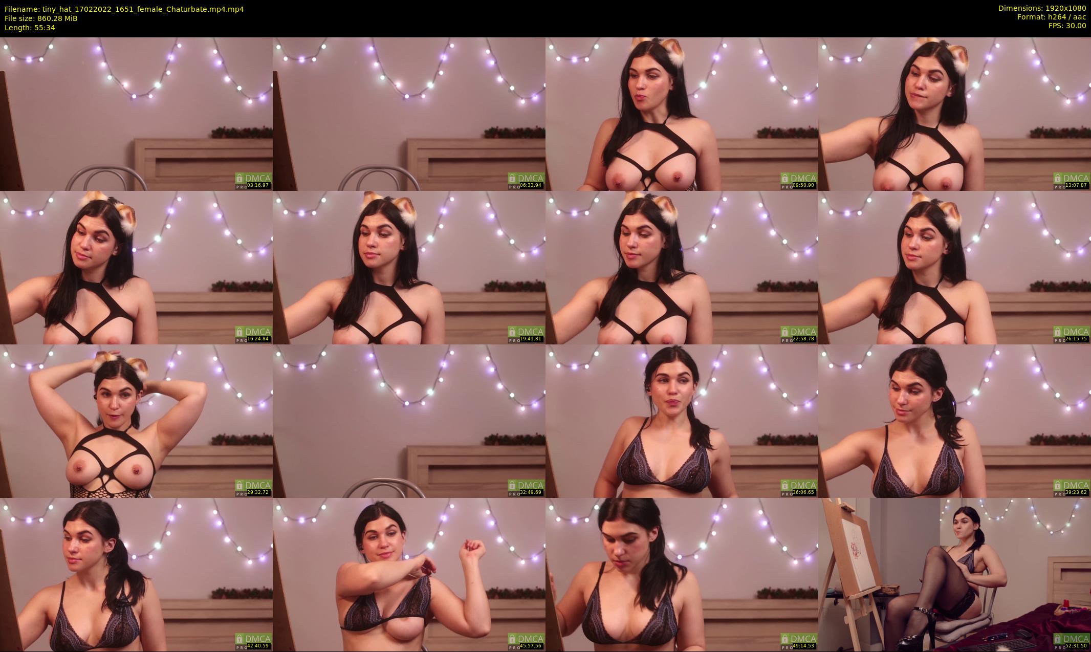 tiny_hat — 56 minute Chaturbate female cam show recording, 1080p, Feb 17, 2022