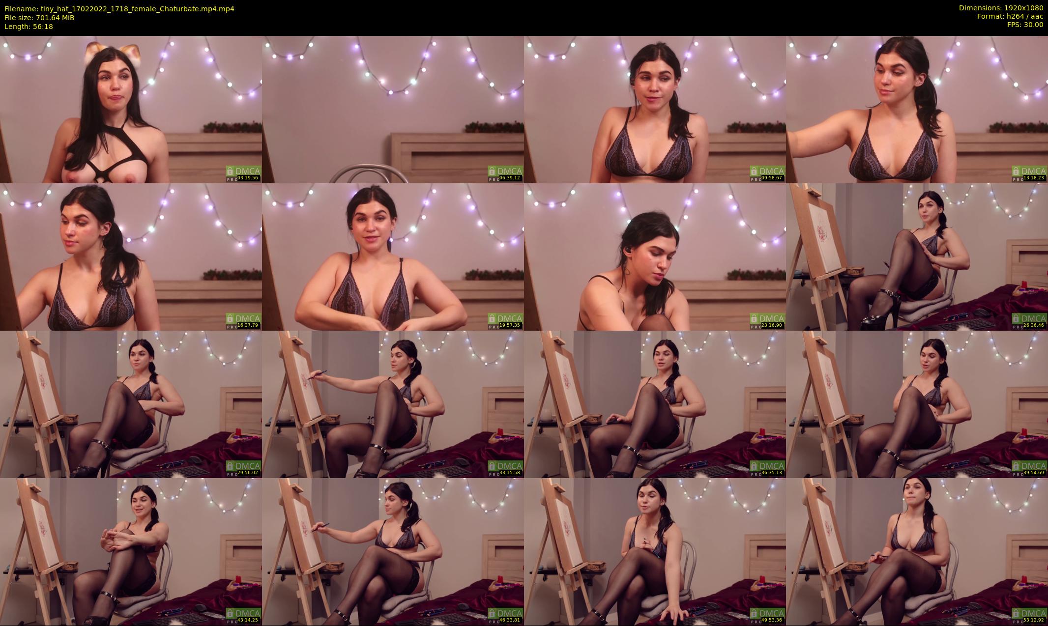 tiny_hat — 57 minute Chaturbate female cam show recording, 1080p, Feb 17, 2022