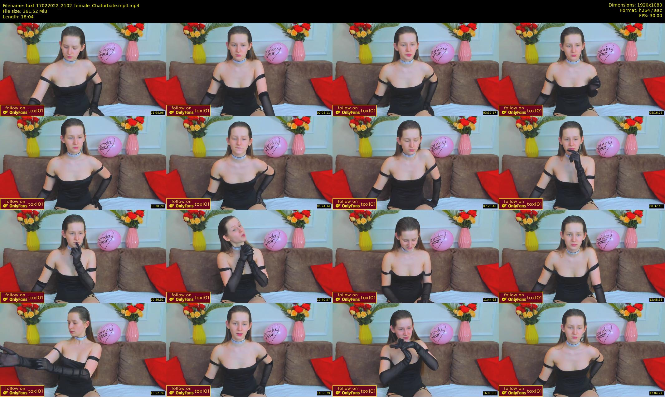 toxl — 19 minute Chaturbate female cam show recording, 1080p, Feb 17, 2022