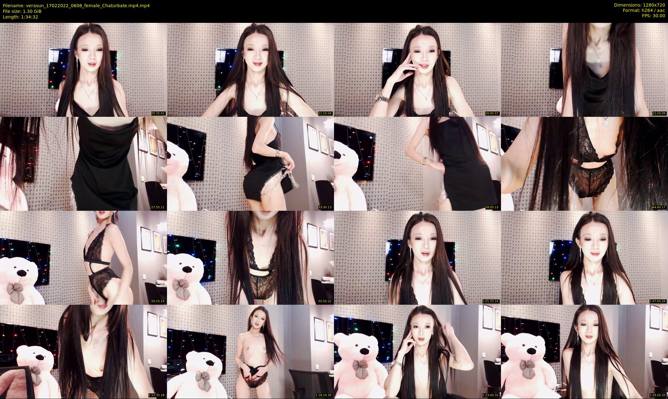 verasun — 95 minute Chaturbate female cam show recording, 720p, Feb 17, 2022