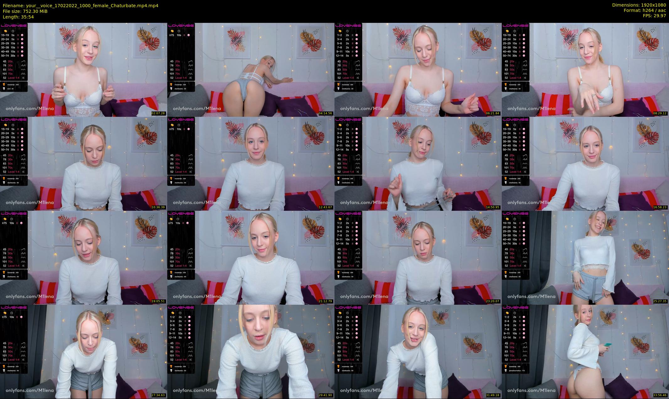 your__voice — 36 minute Chaturbate female cam show recording, 1080p, Feb 17, 2022