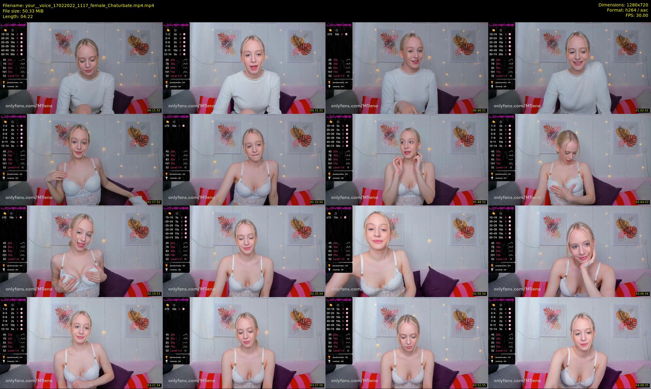 your__voice — 5 minute Chaturbate female cam show recording, 720p, Feb 17, 2022