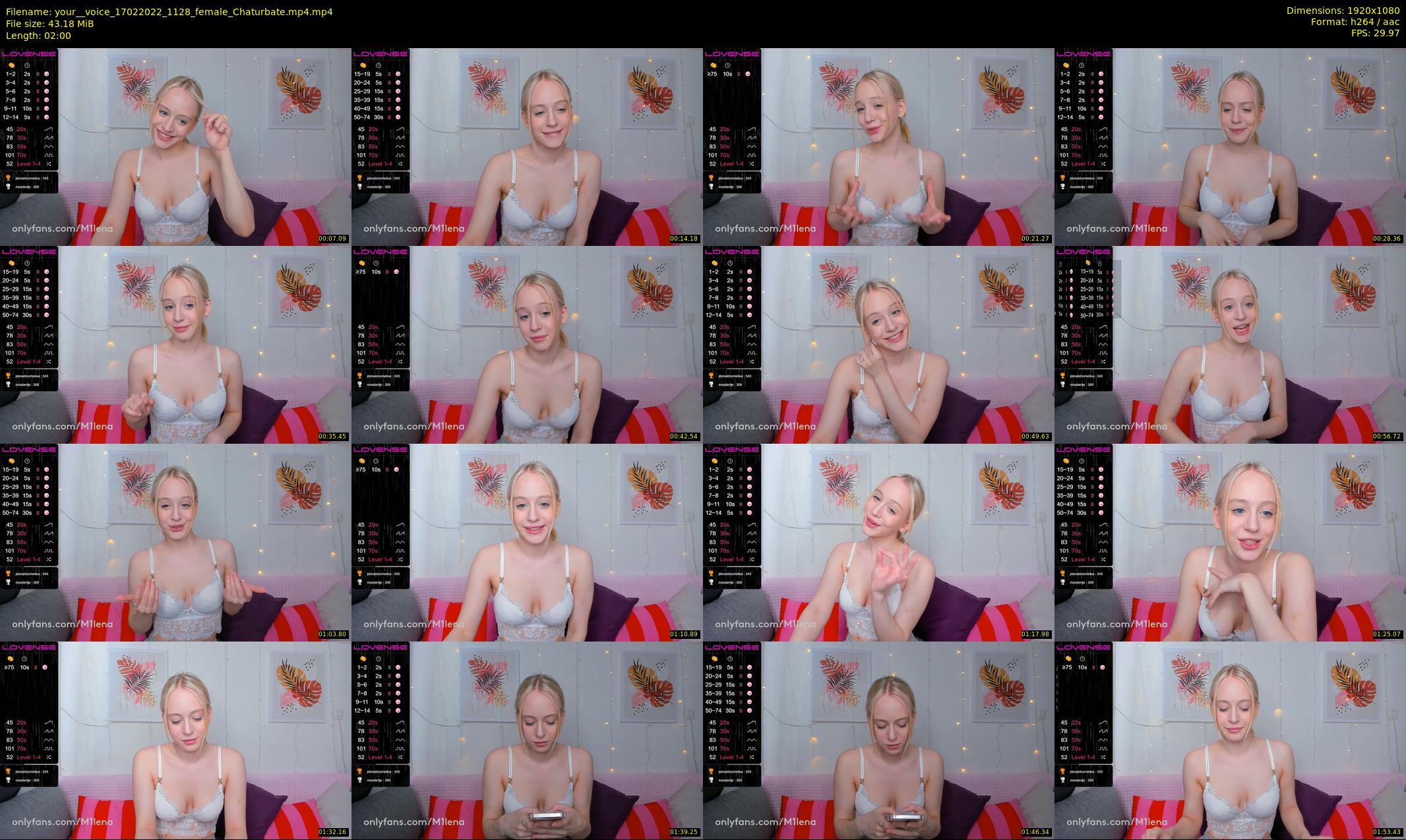 your__voice — 2 minute Chaturbate female cam show recording, 1080p, Feb 17, 2022
