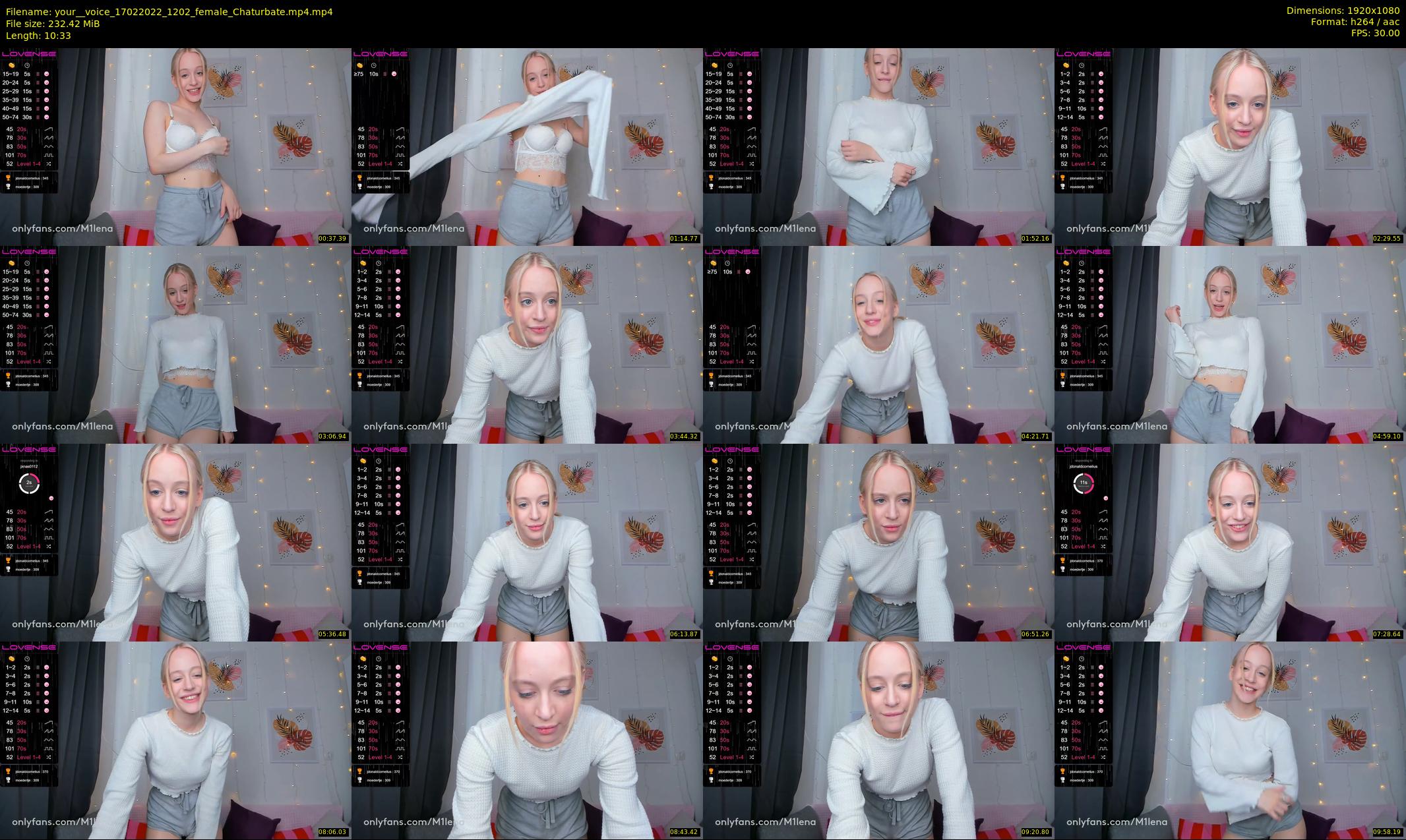 your__voice — 11 minute Chaturbate female cam show recording, 1080p, Feb 17, 2022