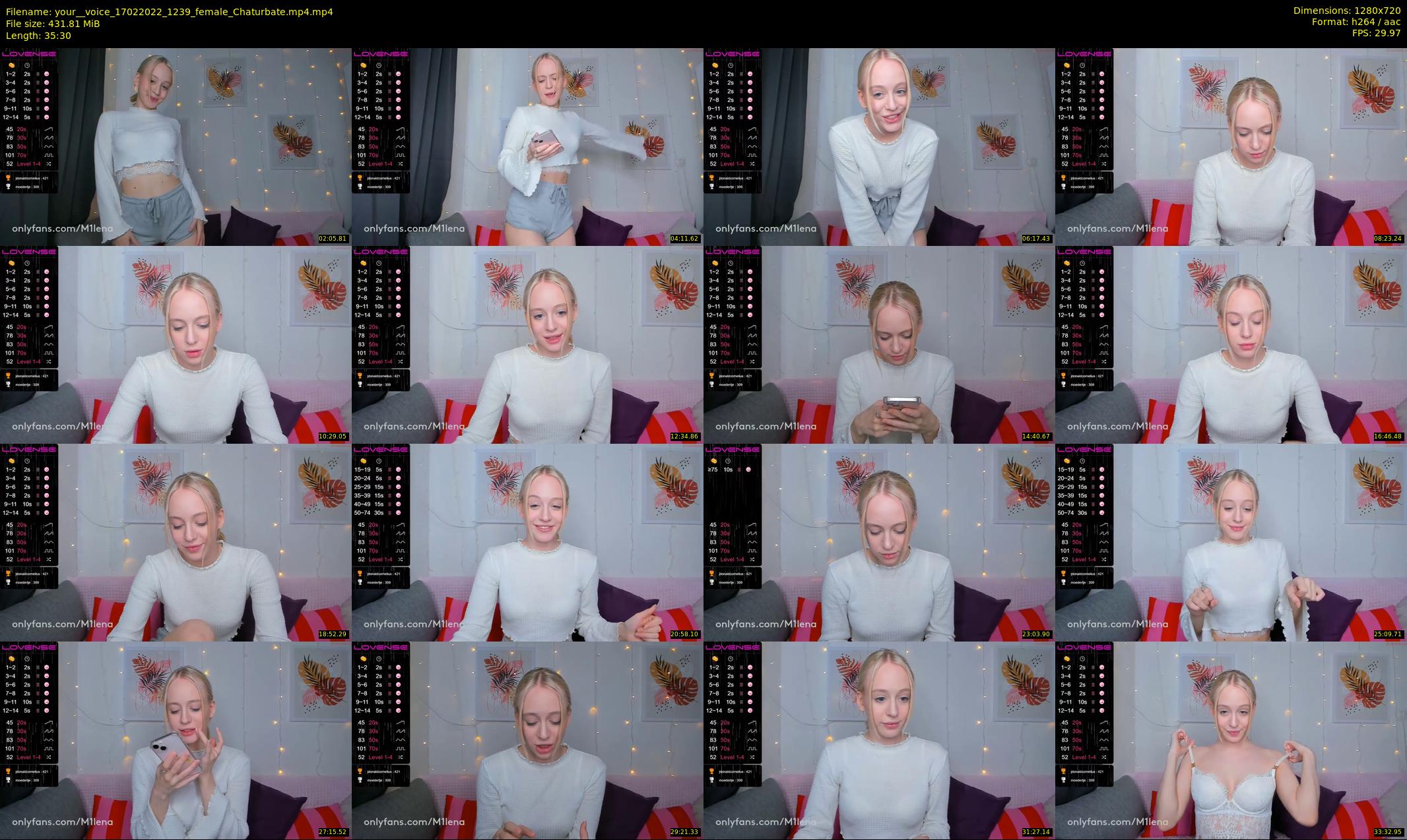 your__voice — 36 minute Chaturbate female cam show recording, 720p, Feb 17, 2022