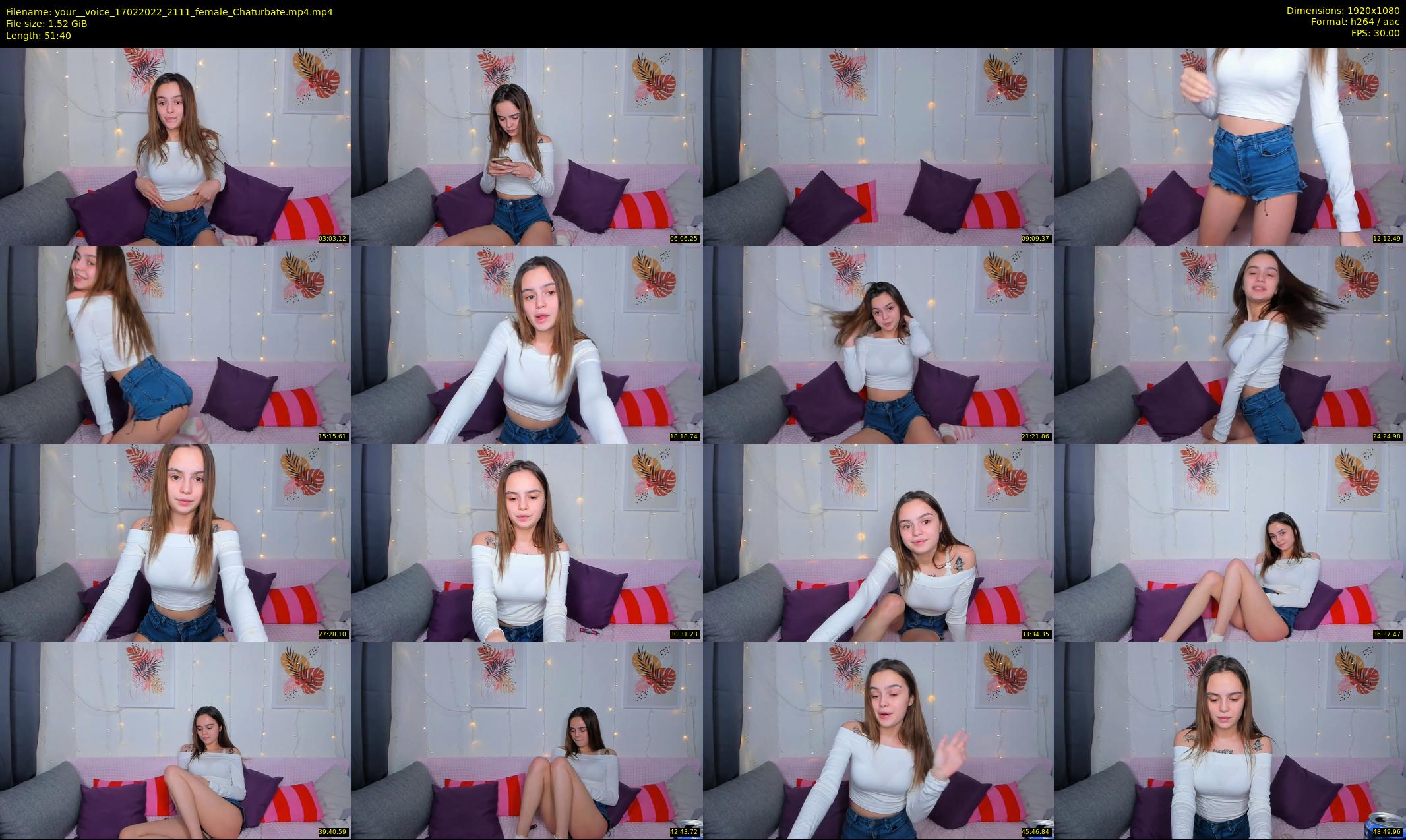 your__voice — 52 minute Chaturbate female cam show recording, 1080p, Feb 17, 2022