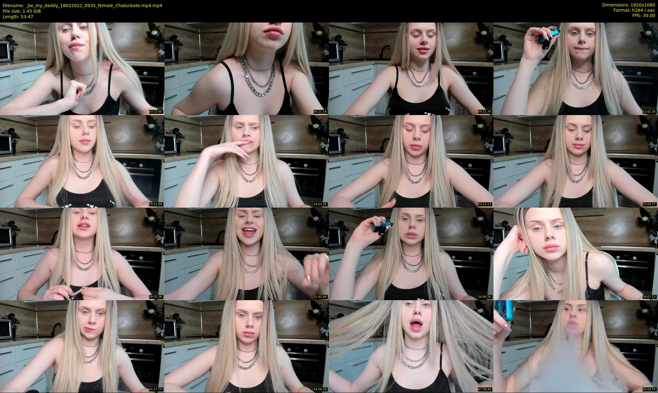 _be_my_daddy — 54 minute Chaturbate female cam show recording, 1080p, Feb 18, 2022