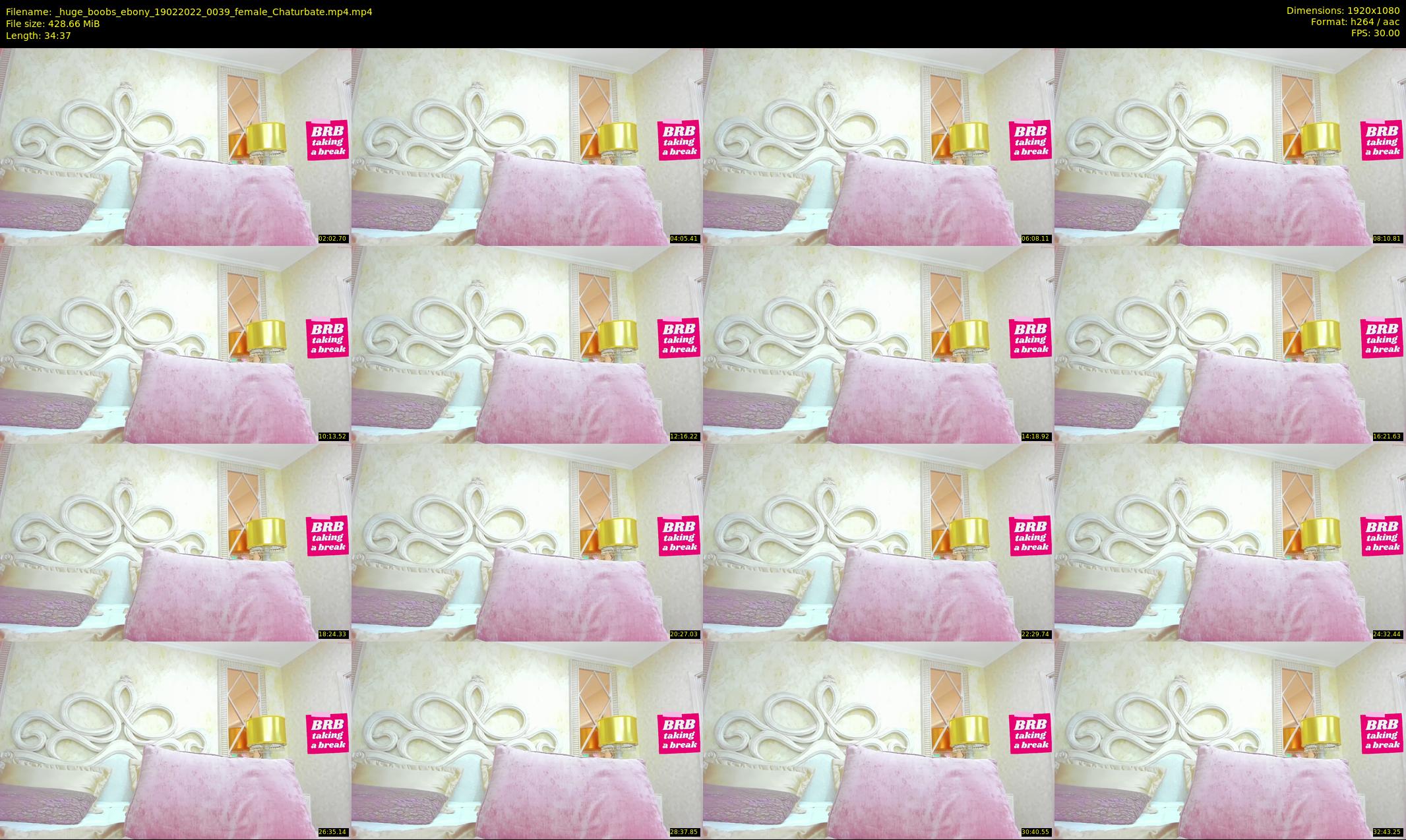 _huge_boobs_ebony — 35 minute Chaturbate female cam show recording, 1080p, Feb 19, 2022