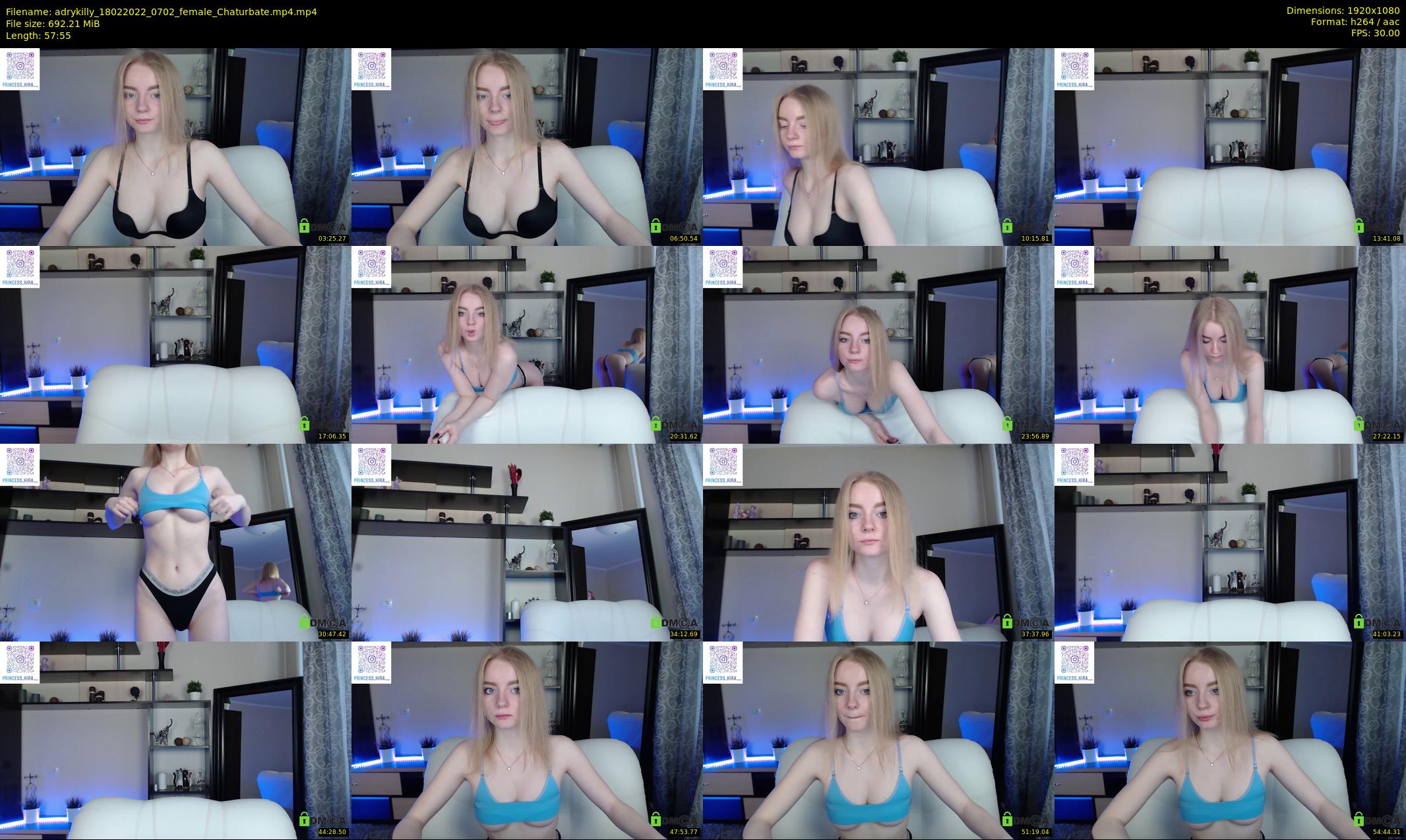adrykilly — 58 minute Chaturbate female cam show recording, 1080p, Feb 18, 2022