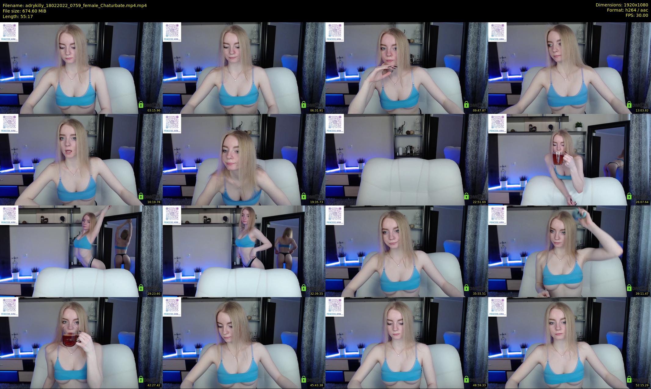 adrykilly — 56 minute Chaturbate female cam show recording, 1080p, Feb 18, 2022