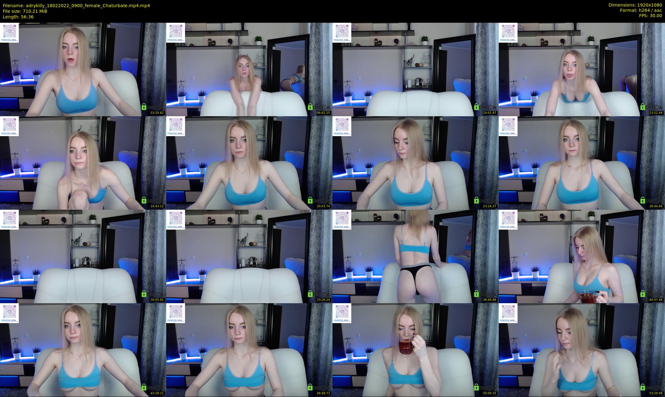 adrykilly — 57 minute Chaturbate female cam show recording, 1080p, Feb 18, 2022