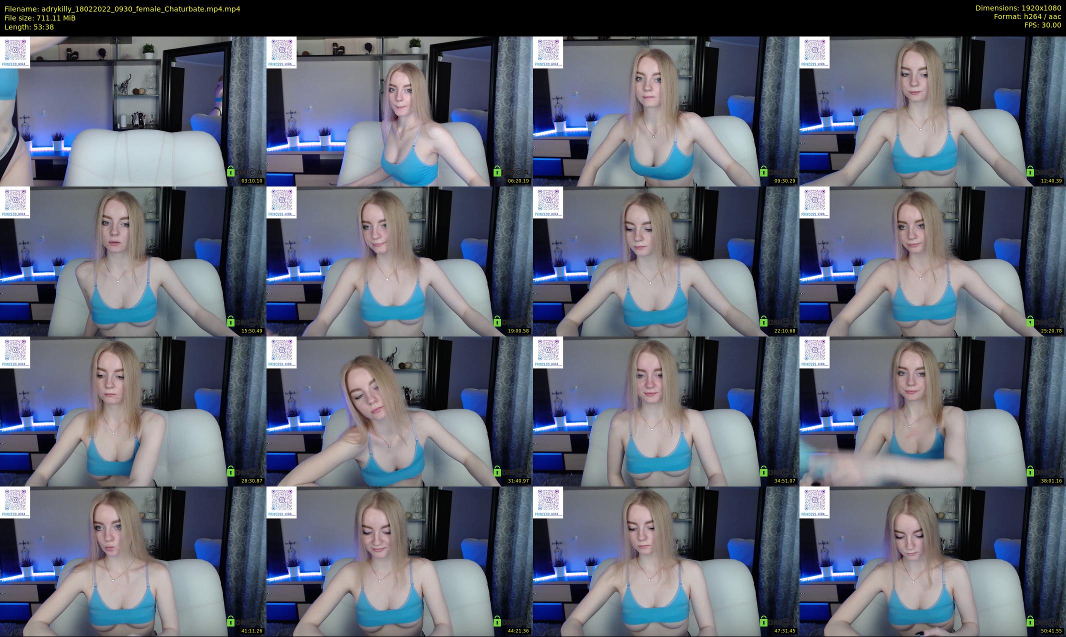 adrykilly — 54 minute Chaturbate female cam show recording, 1080p, Feb 18, 2022