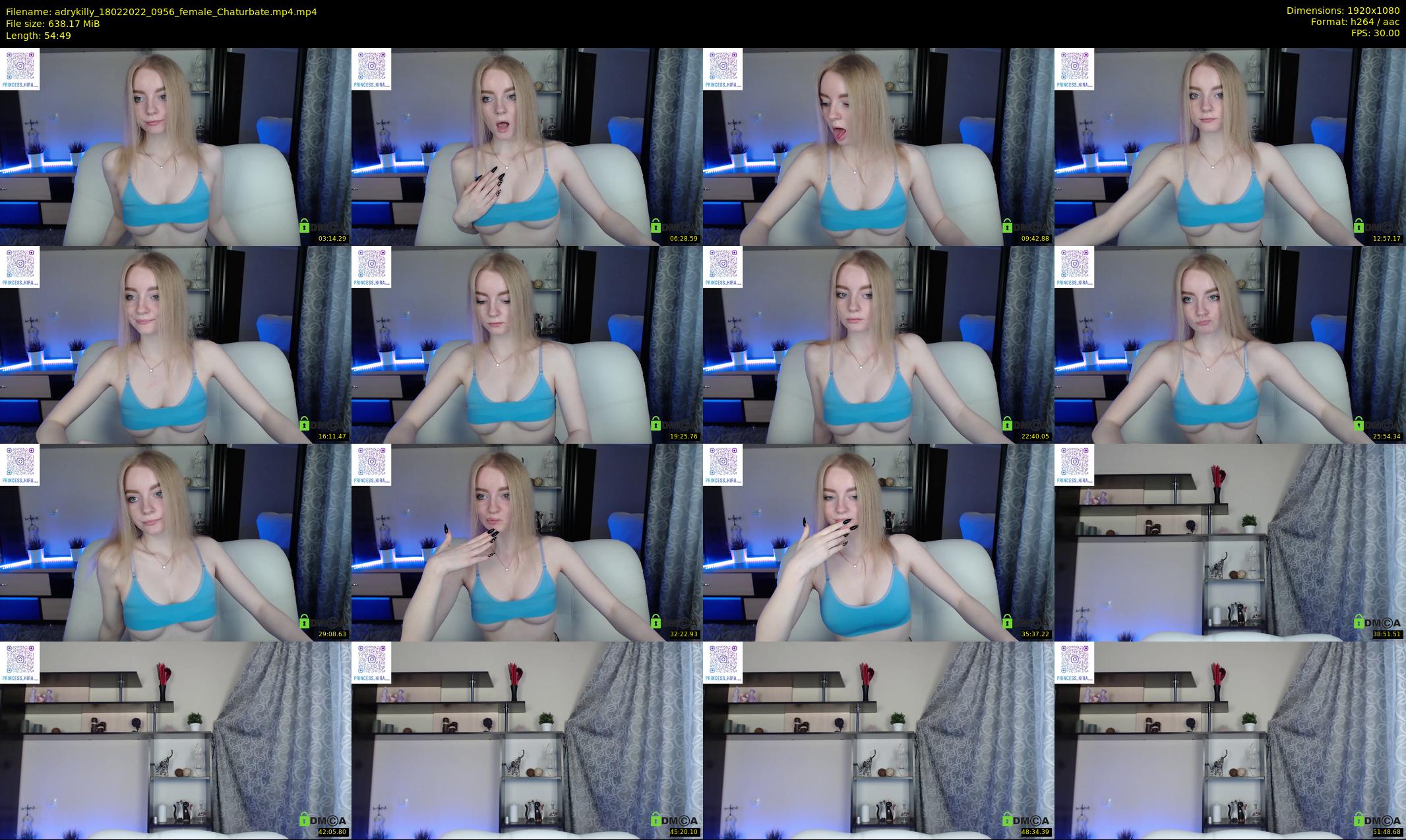 adrykilly — 55 minute Chaturbate female cam show recording, 1080p, Feb 18, 2022