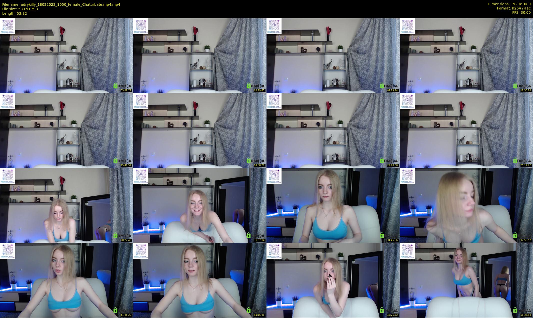 adrykilly — 54 minute Chaturbate female cam show recording, 1080p, Feb 18, 2022
