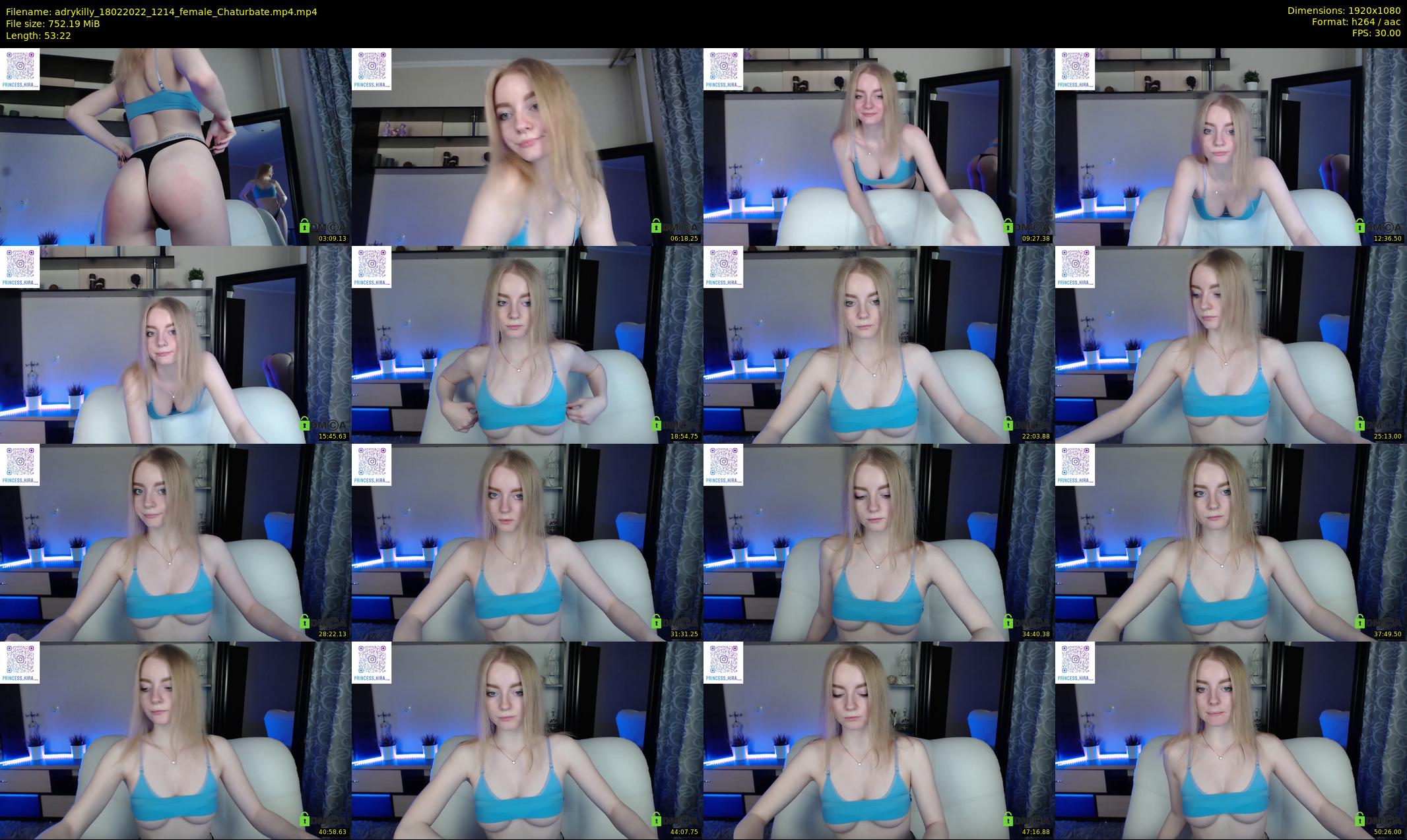 adrykilly — 54 minute Chaturbate female cam show recording, 1080p, Feb 18, 2022