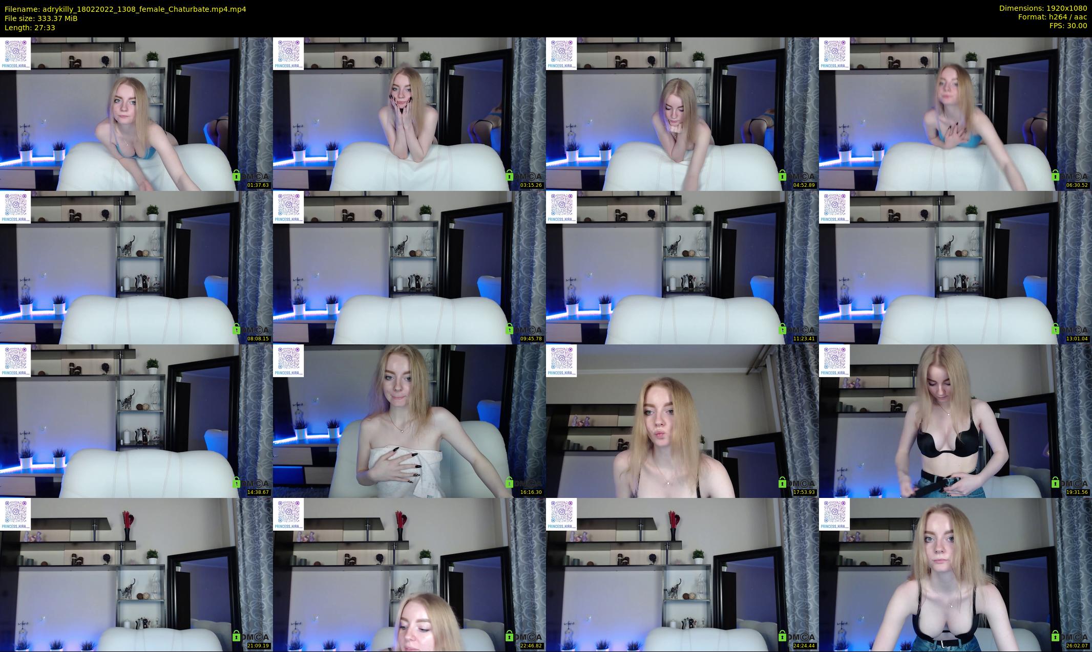 adrykilly — 28 minute Chaturbate female cam show recording, 1080p, Feb 18, 2022