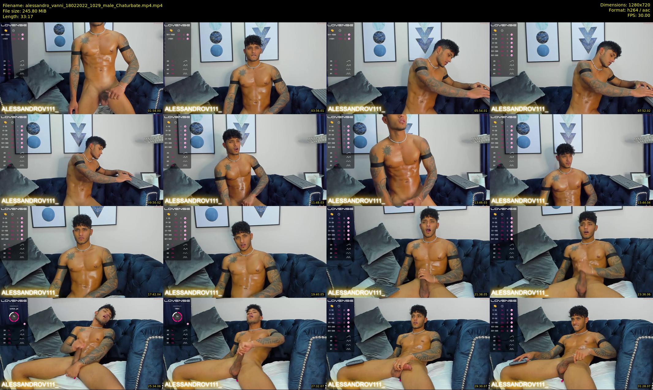 alessandro_vanni — 34 minute Chaturbate male cam show recording, 720p, Feb 18, 2022