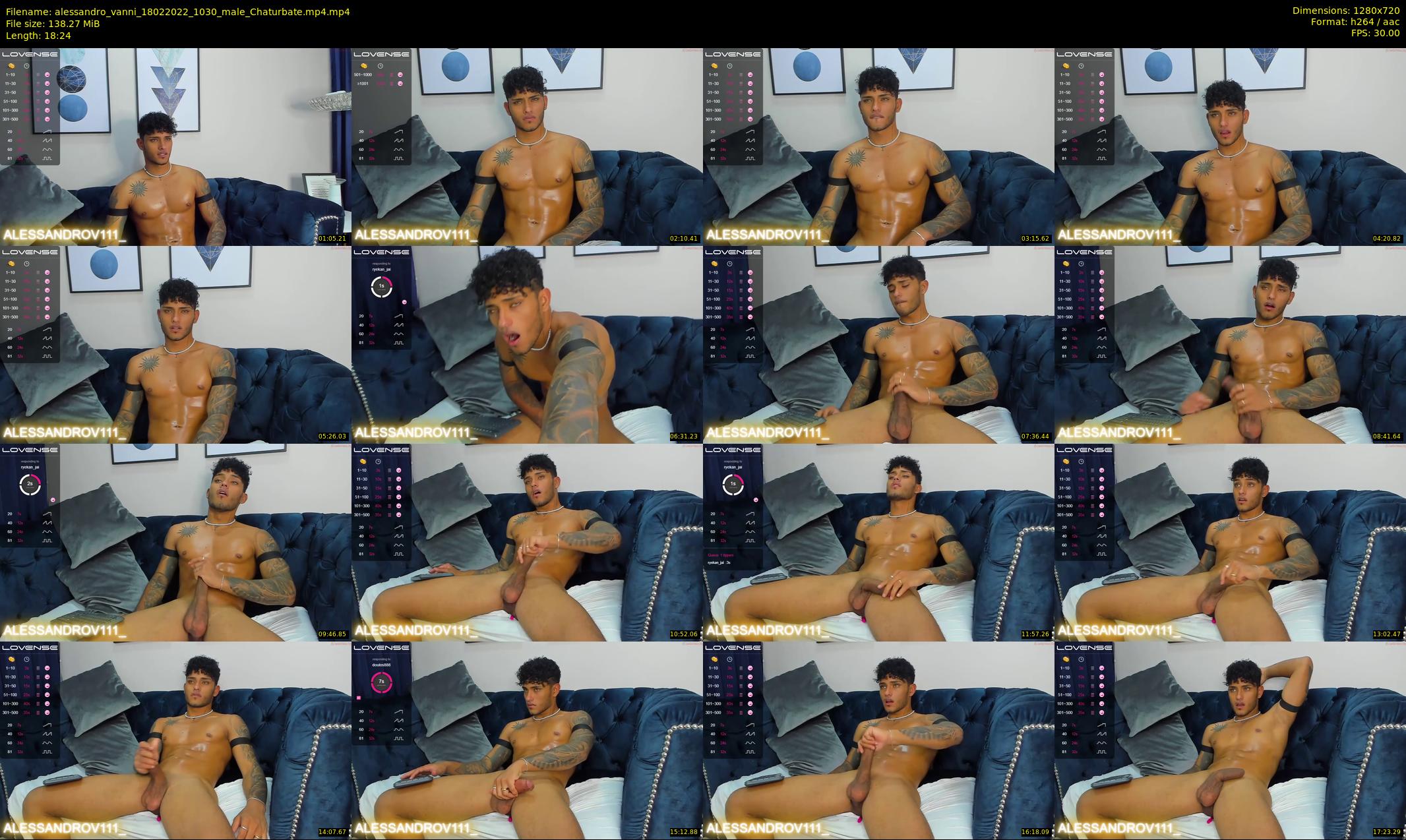 alessandro_vanni — 19 minute Chaturbate male cam show recording, 720p, Feb 18, 2022