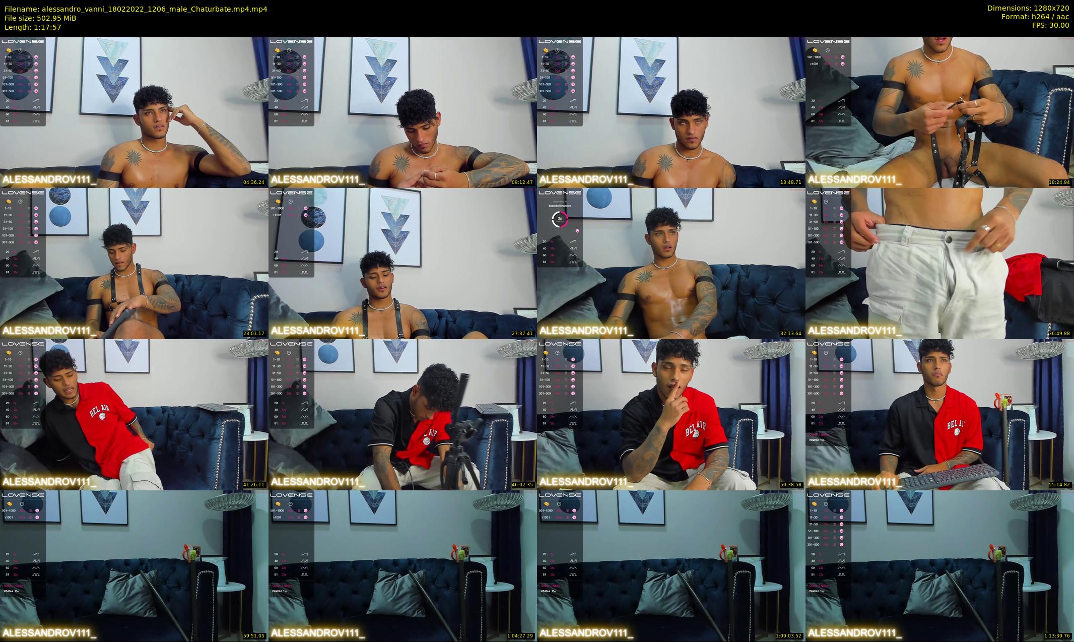 alessandro_vanni — 78 minute Chaturbate male cam show recording, 720p, Feb 18, 2022