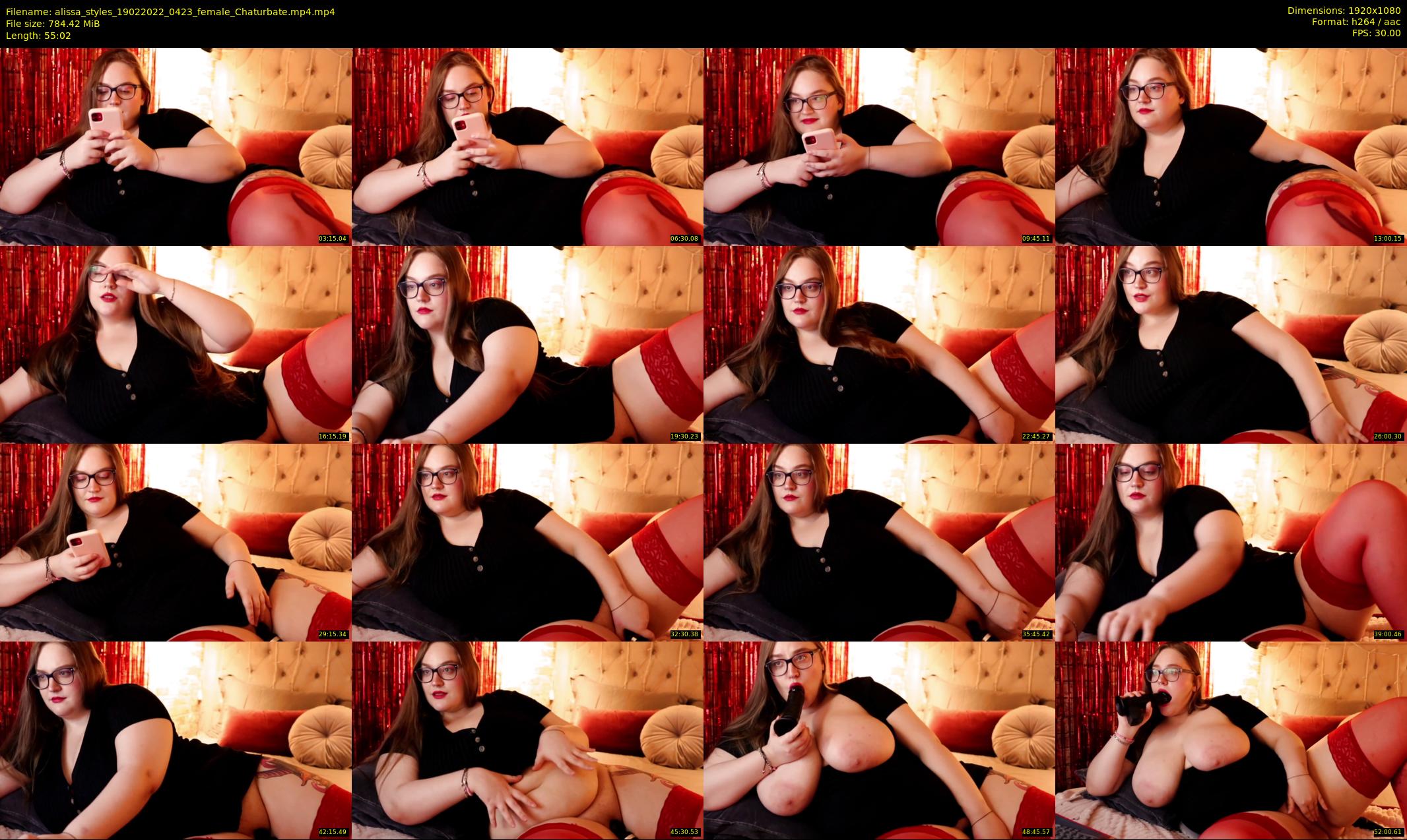 alissa_styles — 56 minute Chaturbate female cam show recording, 1080p, Feb 19, 2022
