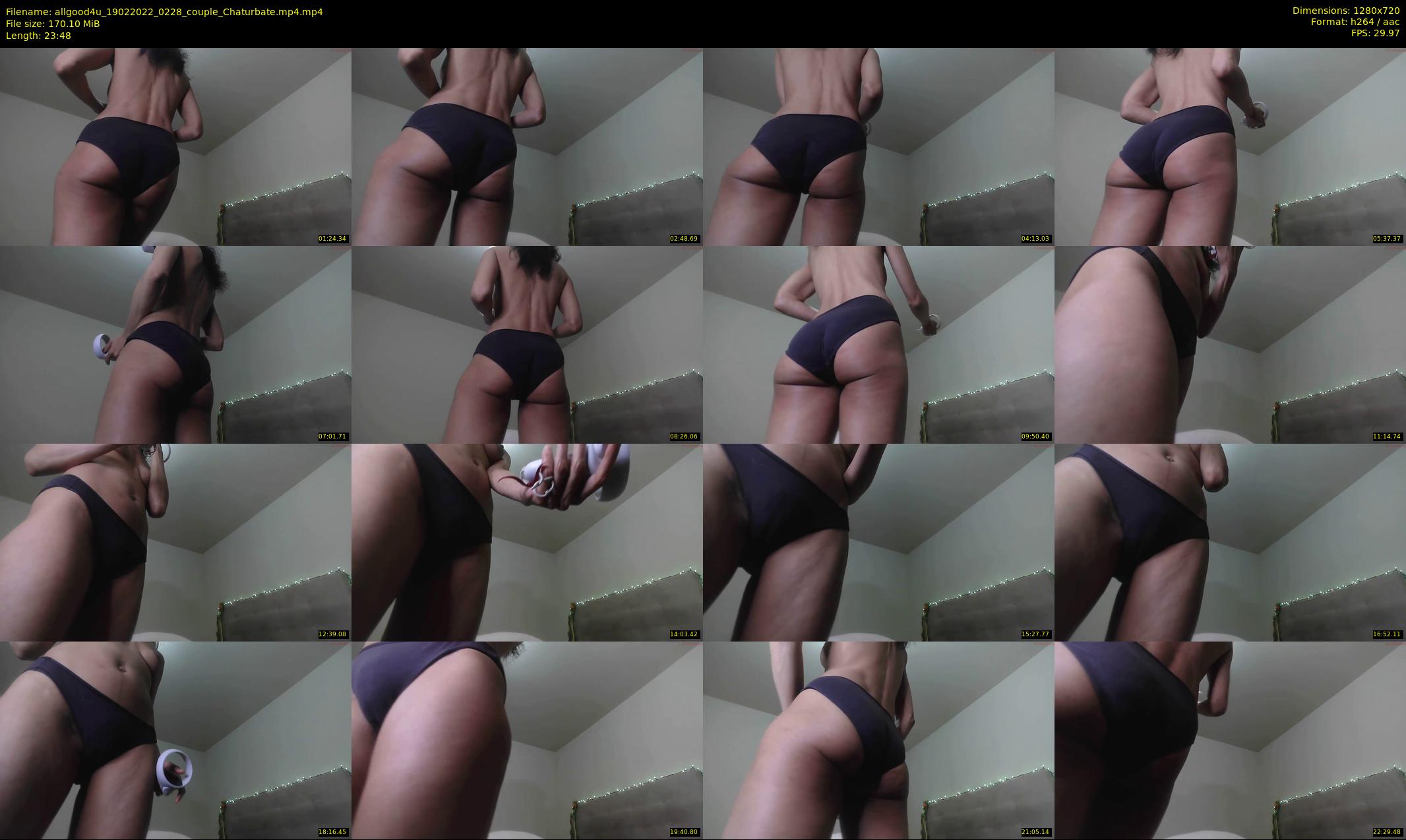 allgood4u — 24 minute Chaturbate couple cam show recording, 720p, Feb 19, 2022