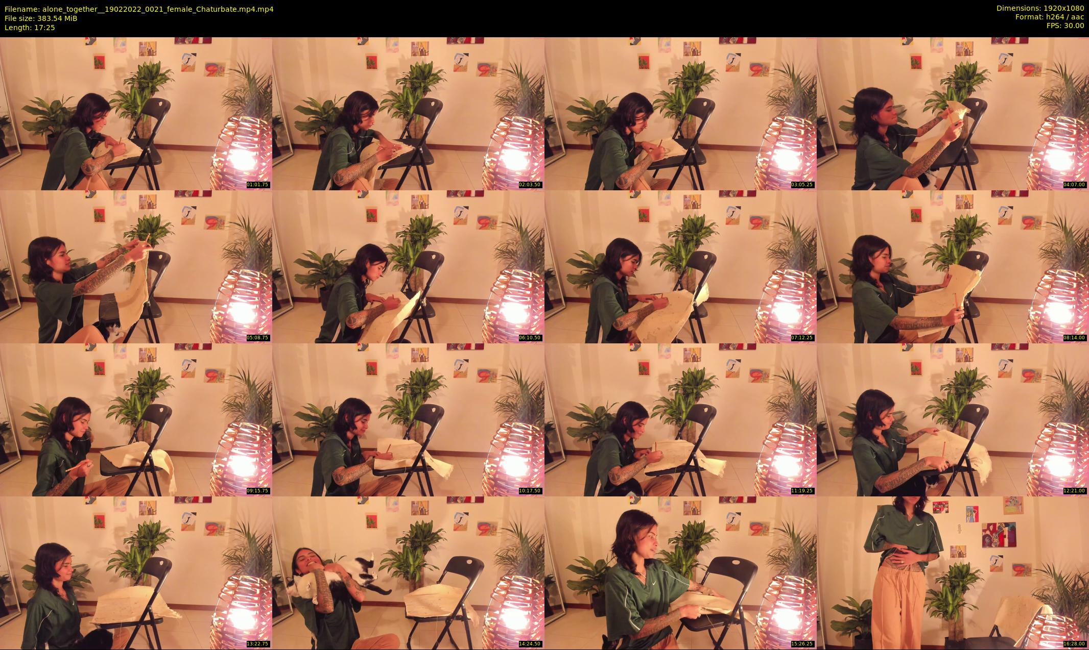 alone_together_ — 18 minute Chaturbate female cam show recording, 1080p, Feb 19, 2022