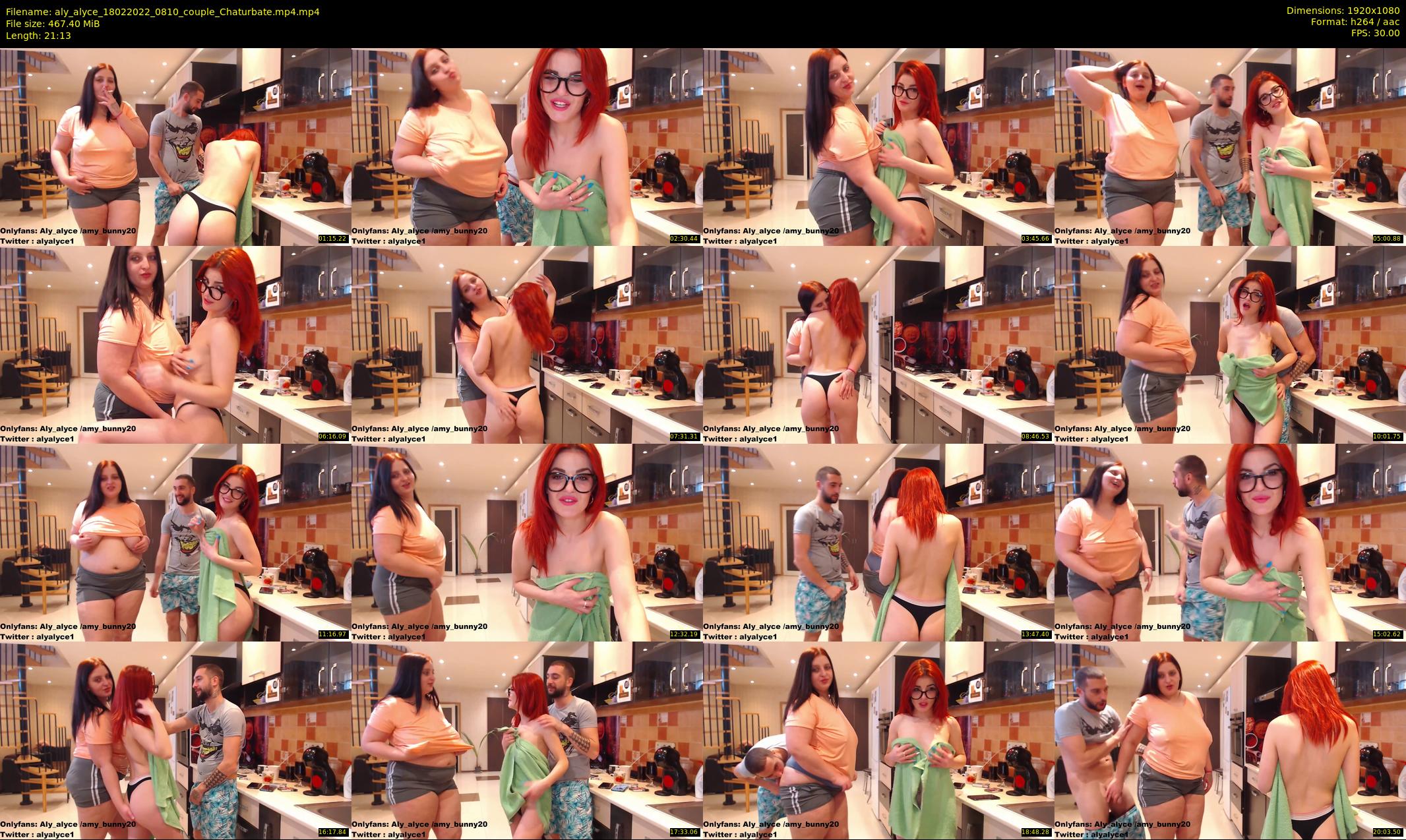aly_alyce — 22 minute Chaturbate female cam show recording, 1080p, Feb 18, 2022