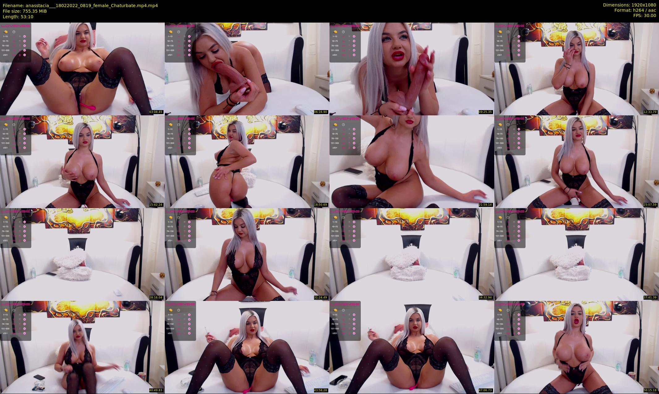 anasstacia__ — 54 minute Chaturbate female cam show recording, 1080p, Feb 18, 2022