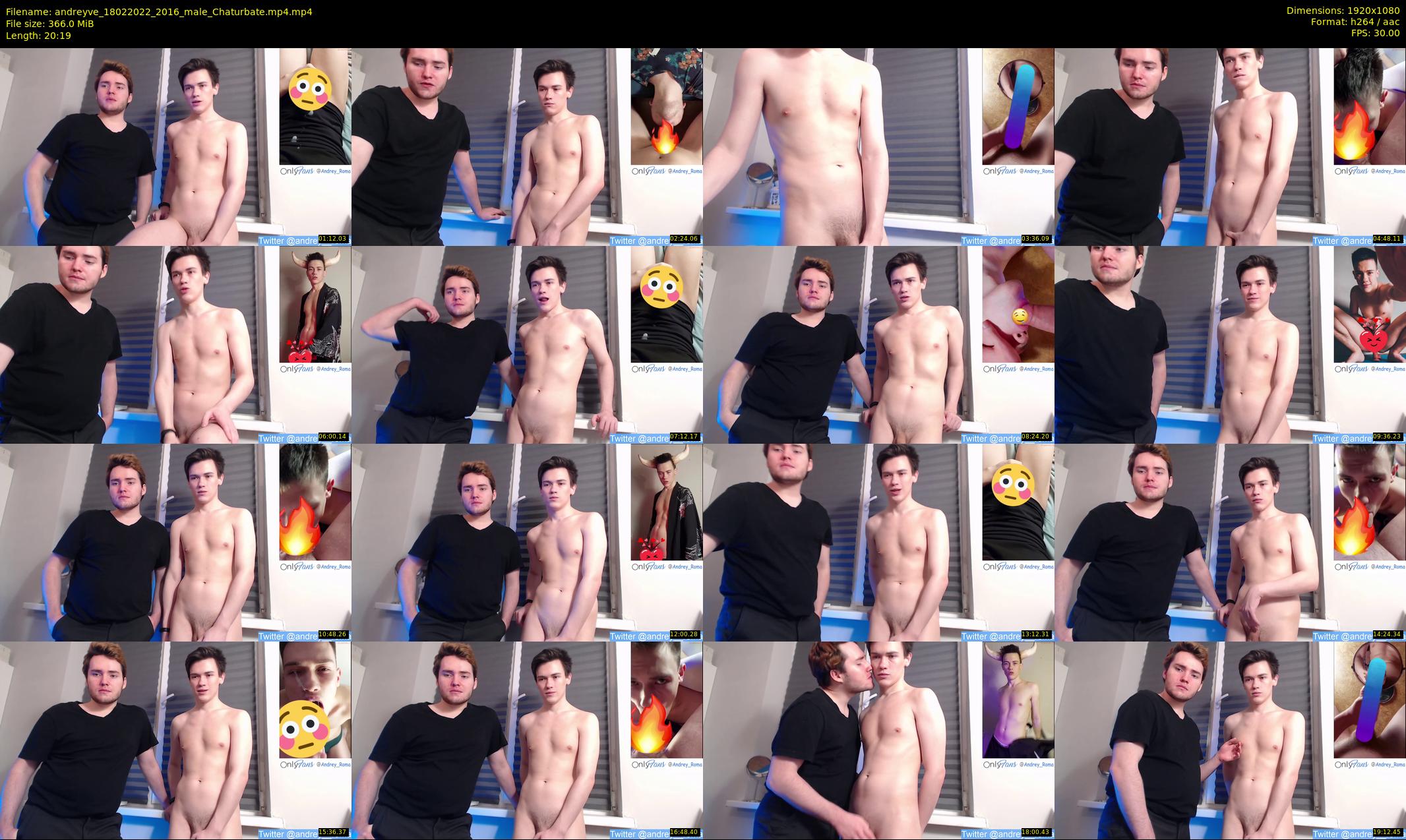 andreyve — 21 minute Chaturbate male cam show recording, 1080p, Feb 18, 2022