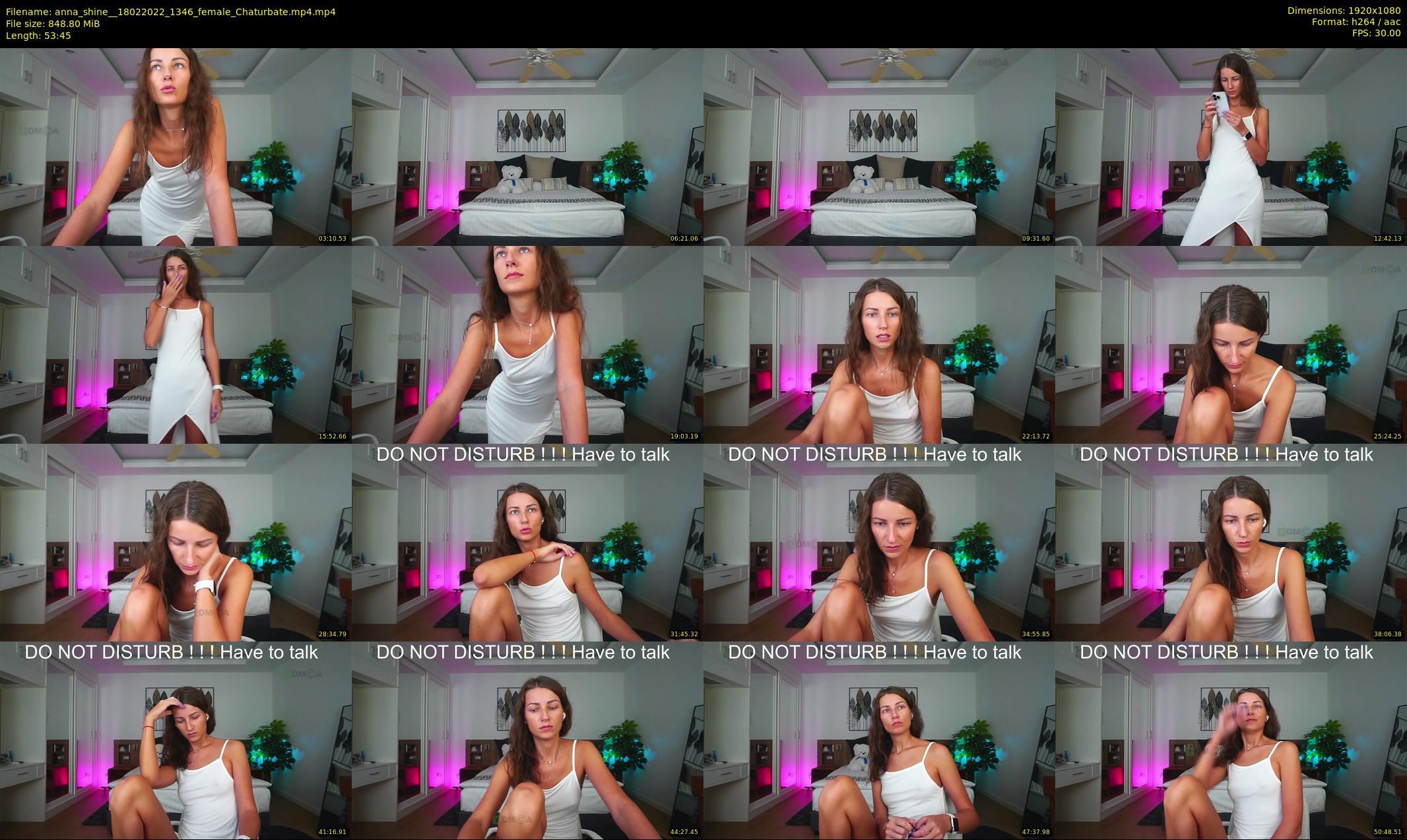anna_shine_ — 54 minute Chaturbate female cam show recording, 1080p, Feb 18, 2022
