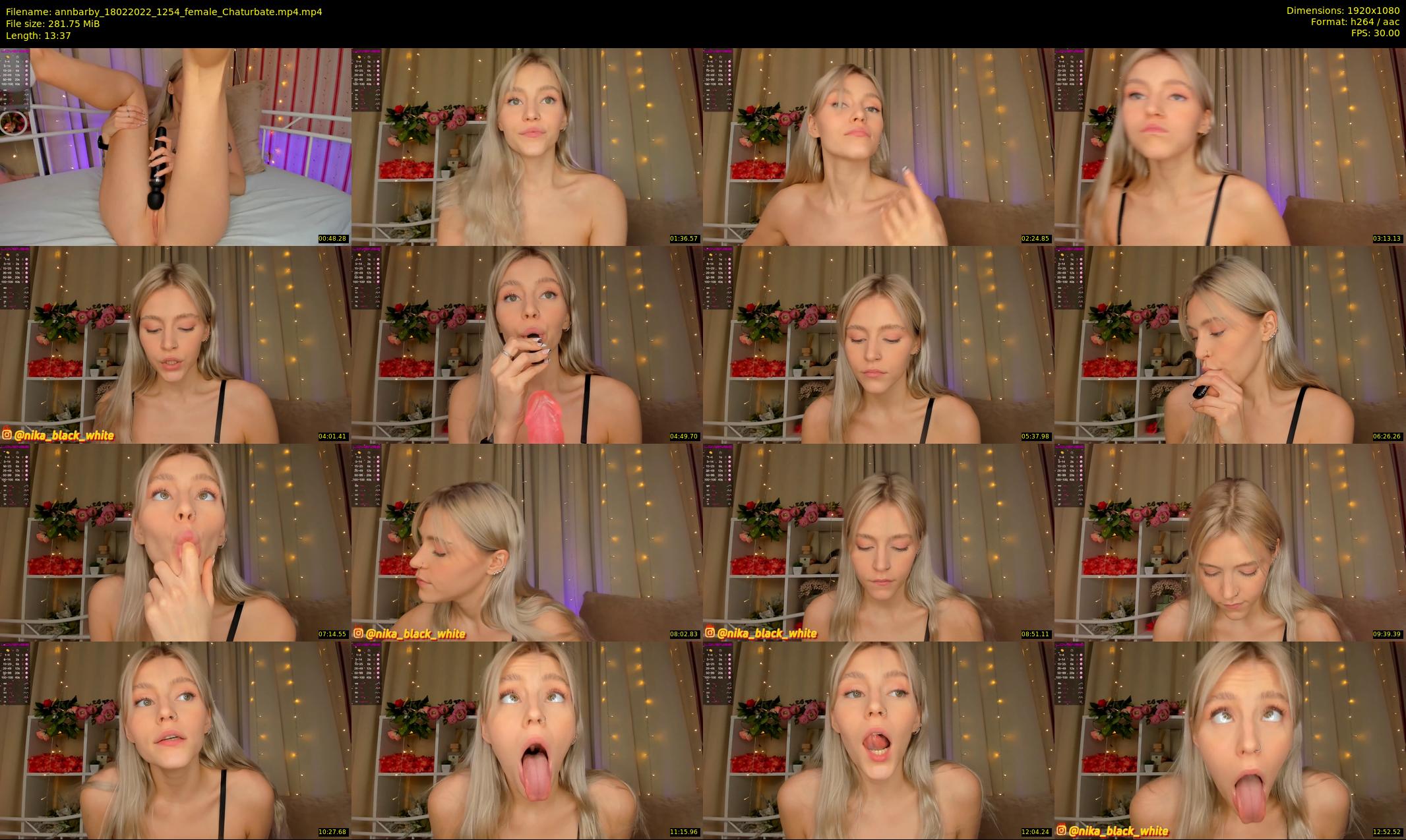 annbarby — 14 minute Chaturbate female cam show recording, 1080p, Feb 18, 2022