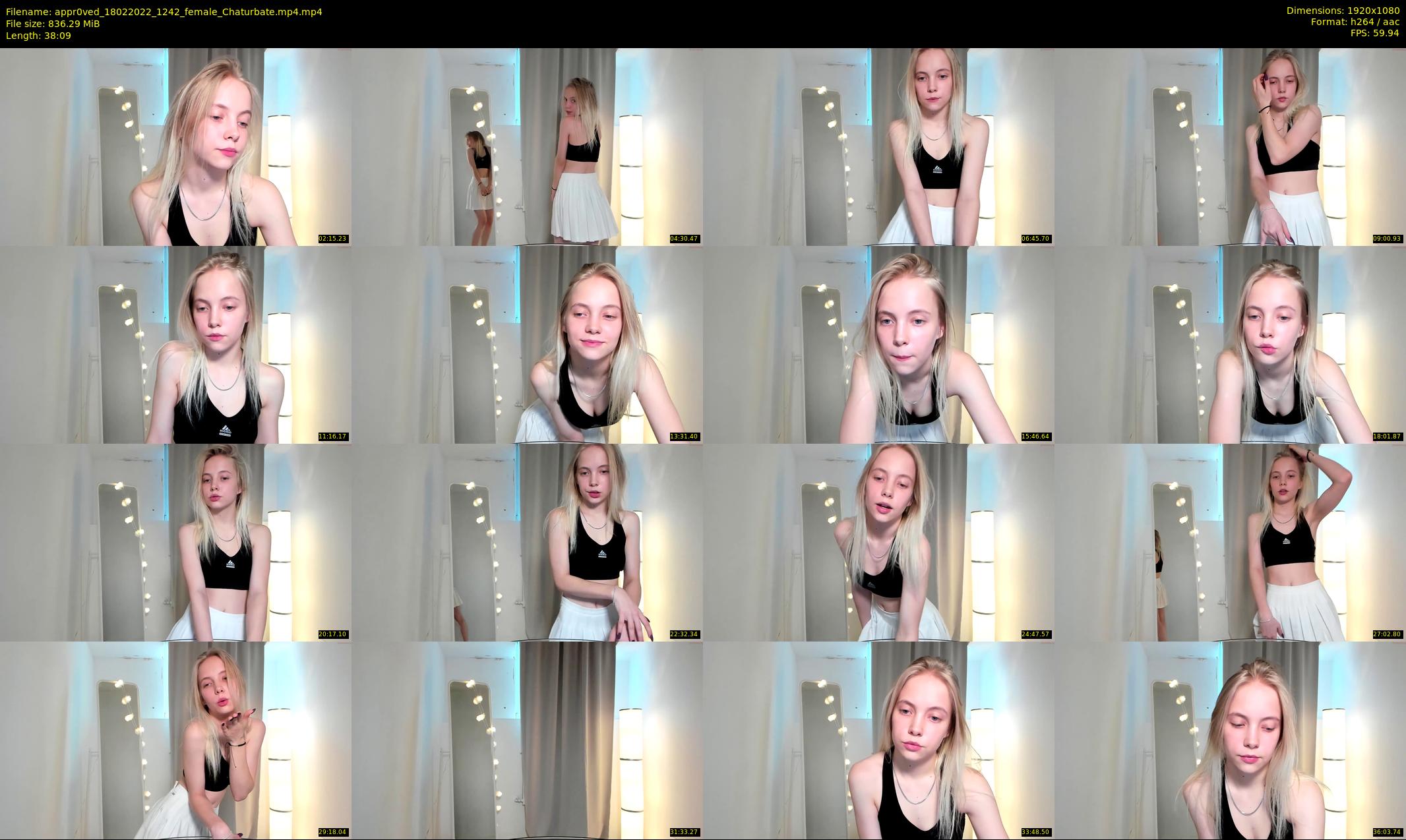 appr0ved — 39 minute Chaturbate female cam show recording, 1080p, Feb 18, 2022