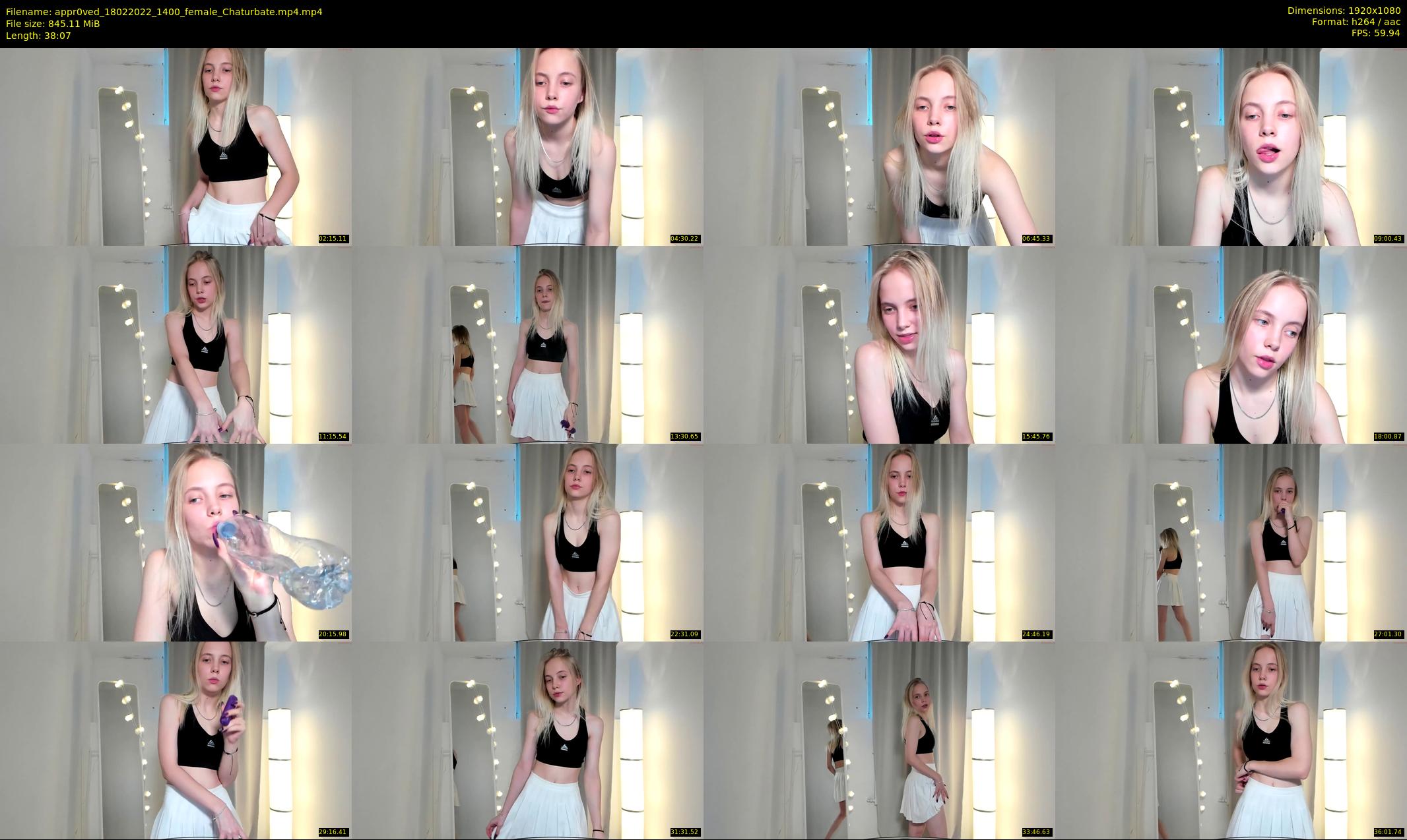 appr0ved — 39 minute Chaturbate female cam show recording, 1080p, Feb 18, 2022