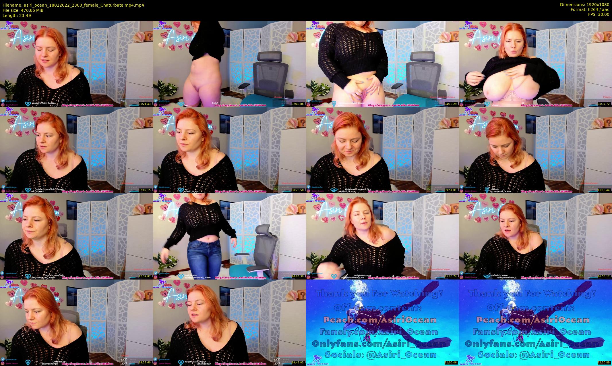 asiri_ocean — 24 minute Chaturbate female cam show recording, 1080p, Feb 18, 2022