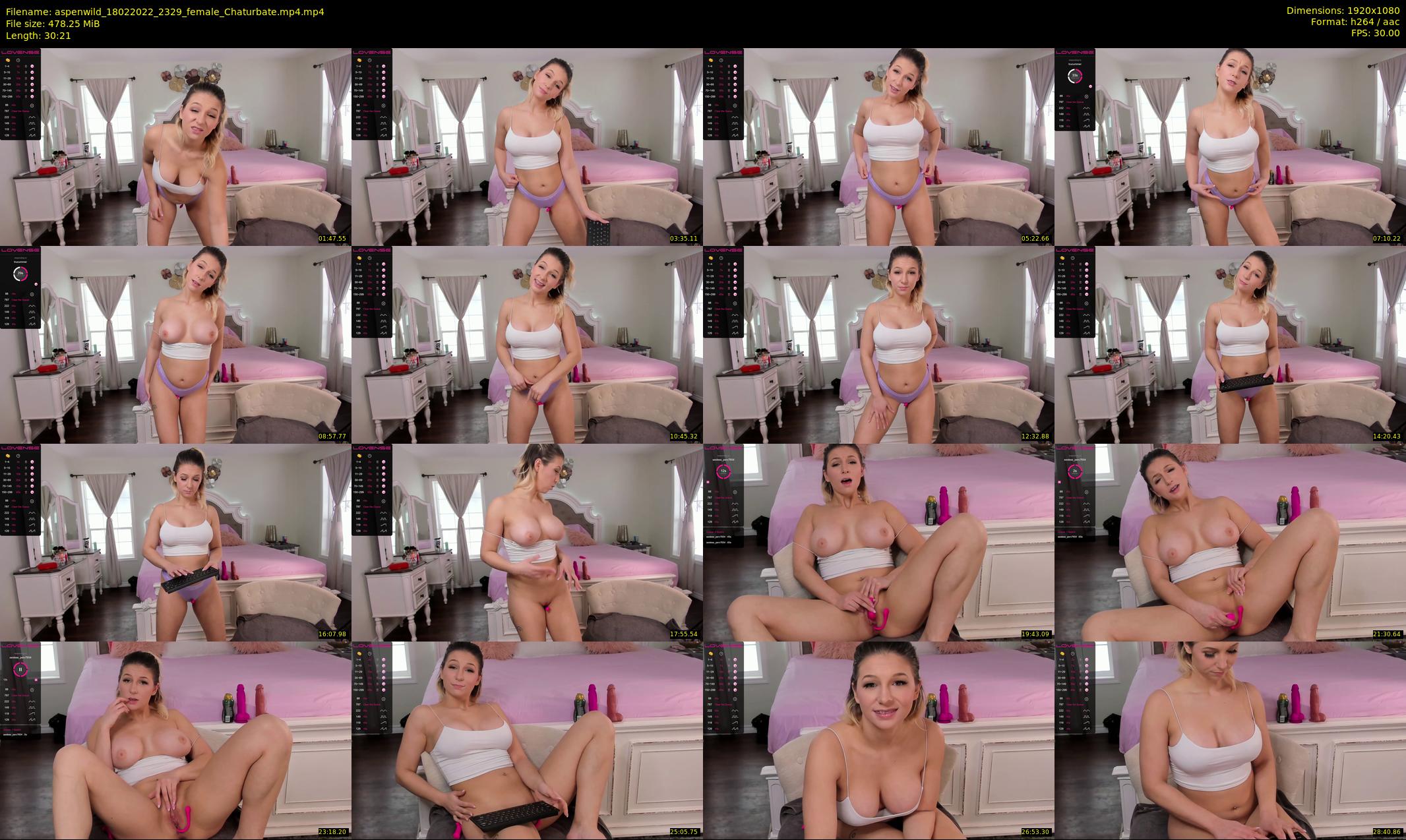 aspenwild — 31 minute Chaturbate female cam show recording, 1080p, Feb 18, 2022