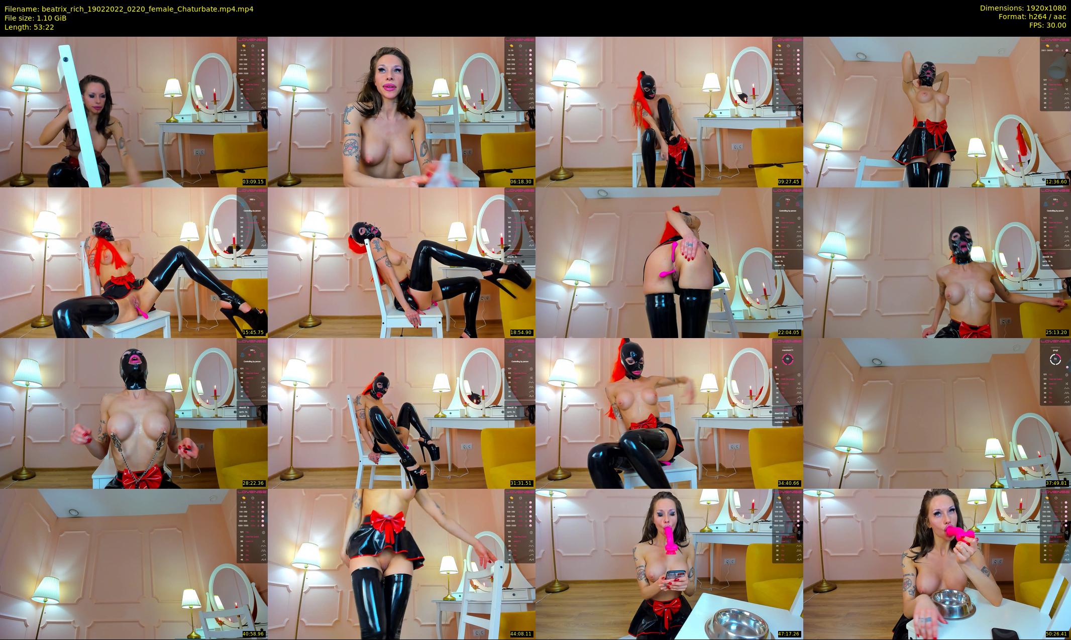 beatrix_rich — 54 minute Chaturbate female cam show recording, 1080p, Feb 19, 2022