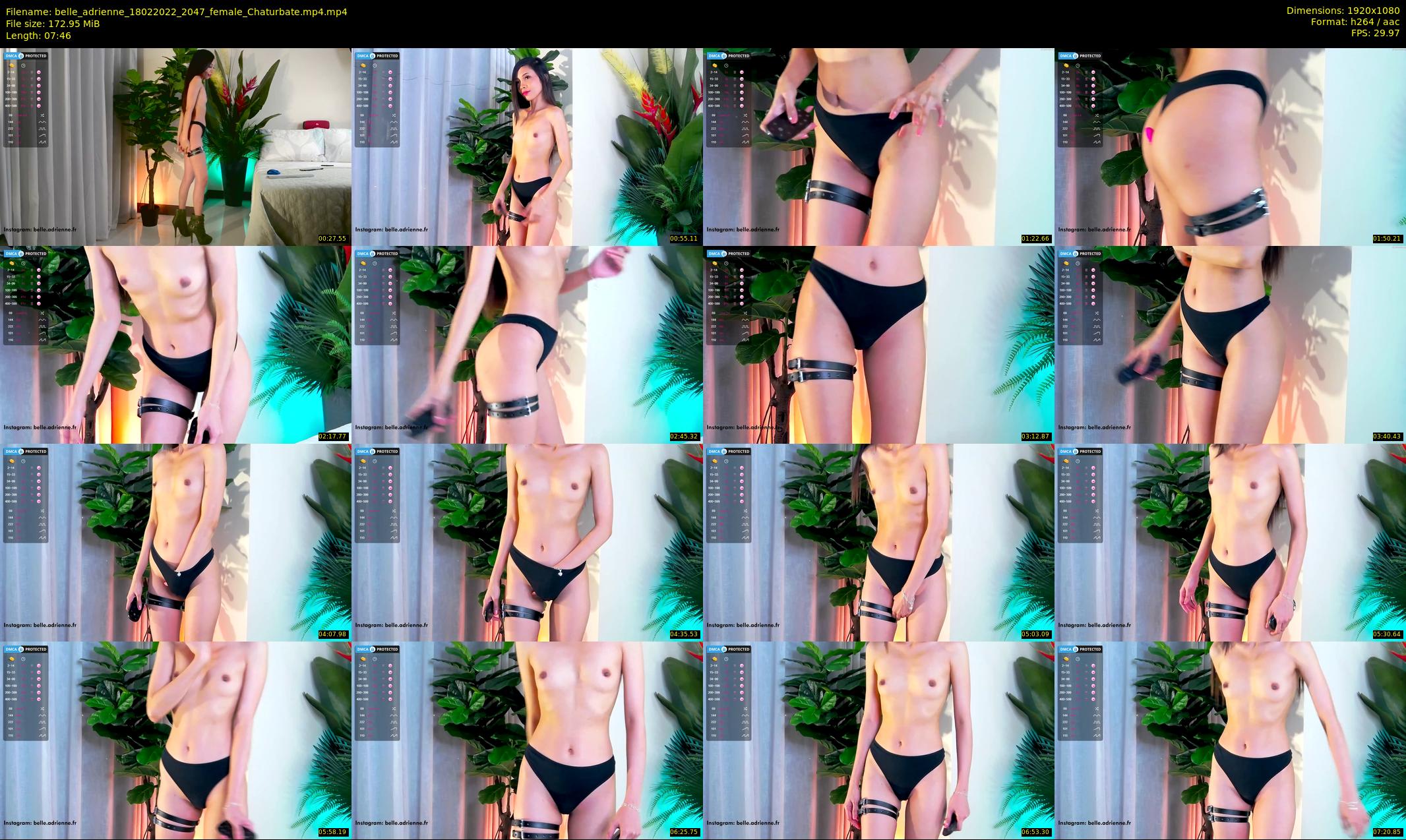 belle_adrienne — 8 minute Chaturbate couple cam show recording, 1080p, Feb 18, 2022