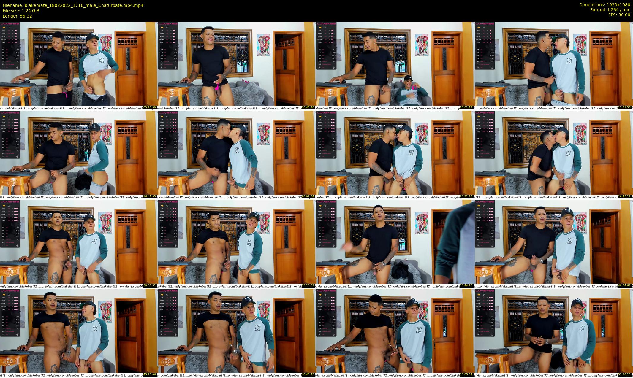 blakemate — 57 minute Chaturbate male cam show recording, 1080p, Feb 18, 2022