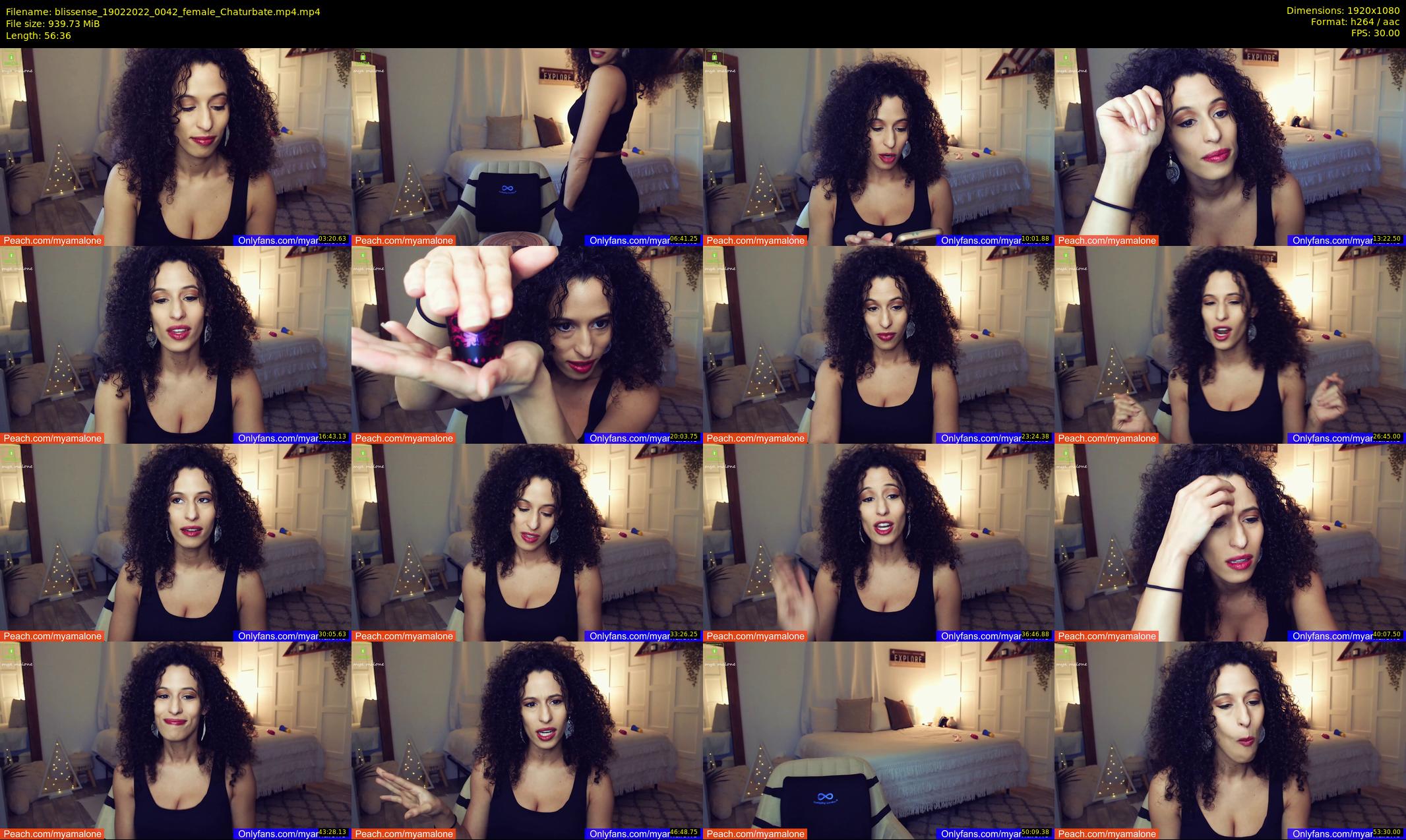 blissense — 57 minute Chaturbate female cam show recording, 1080p, Feb 19, 2022