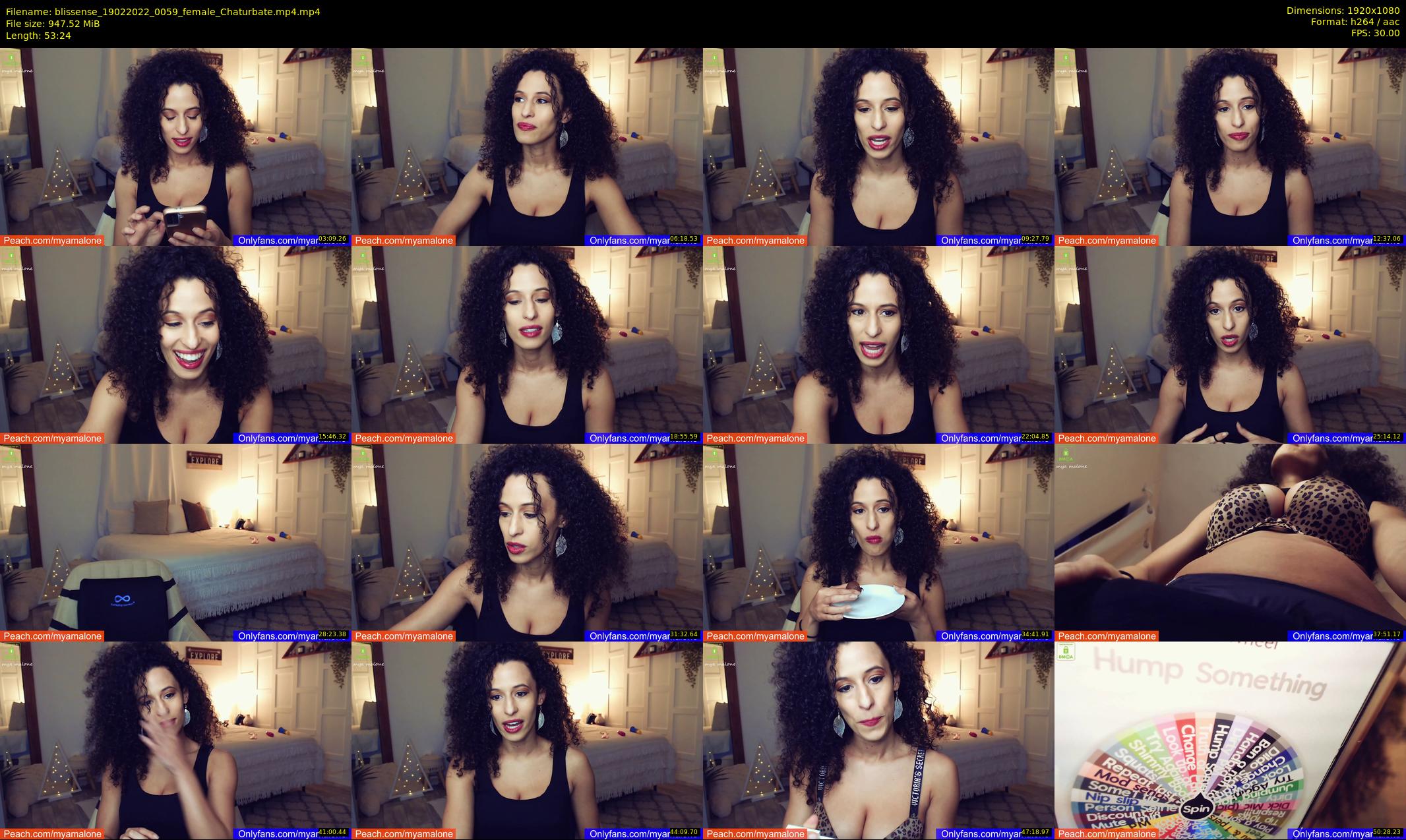 blissense — 54 minute Chaturbate female cam show recording, 1080p, Feb 19, 2022